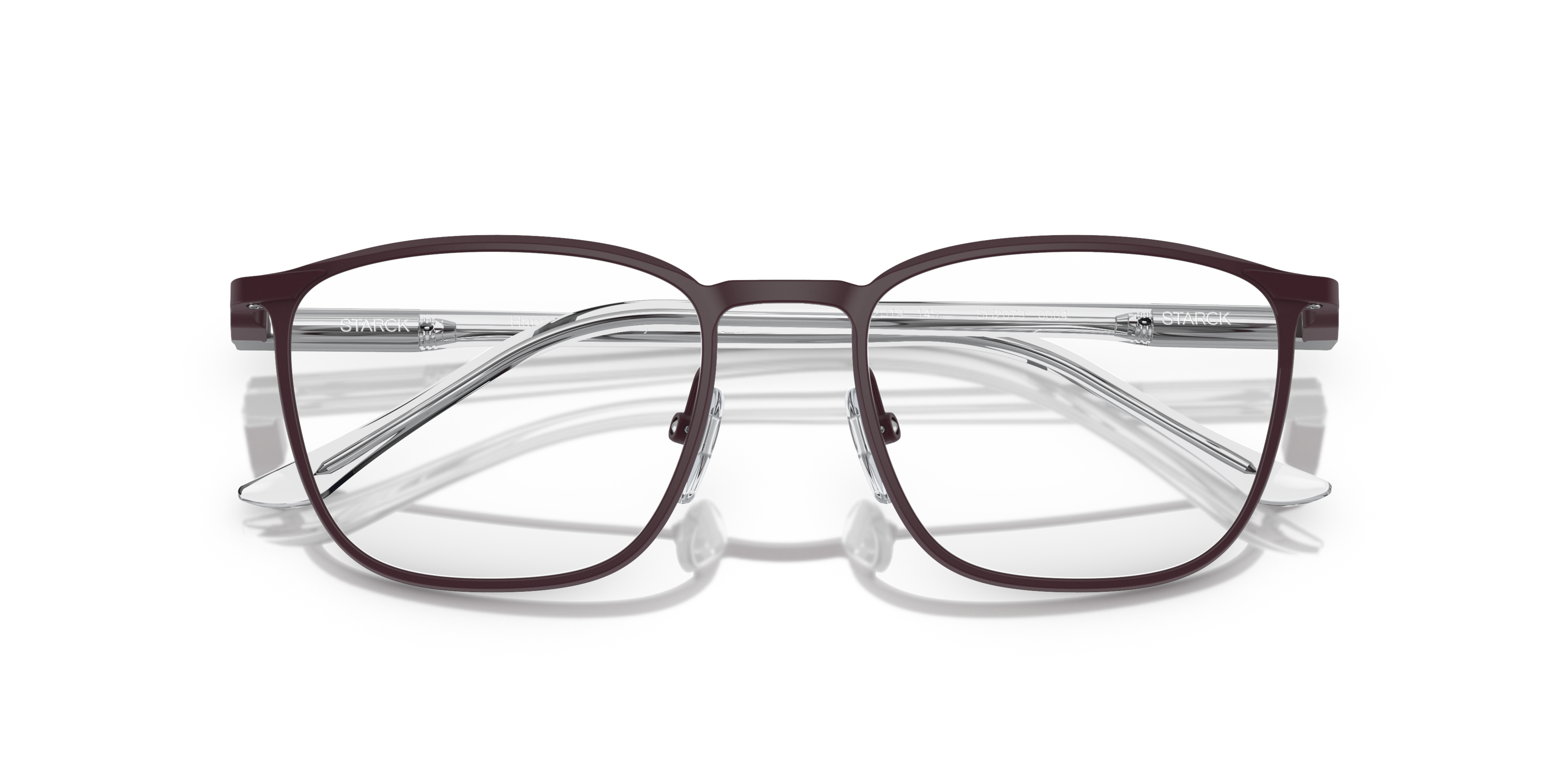 Folded Starck SH 2079 Glasses Transparent / Red