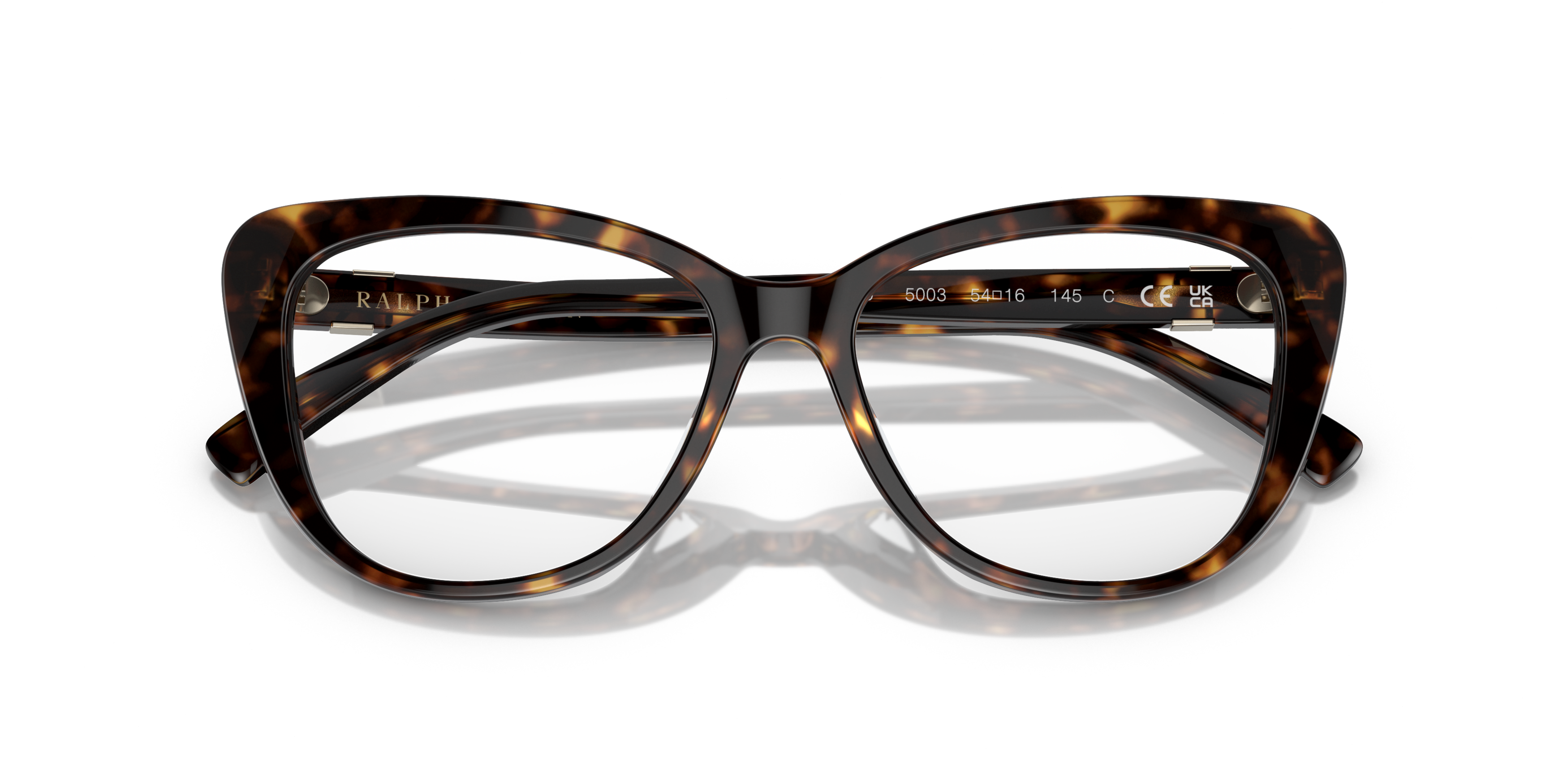 Folded Ralph Lauren RL 6232U Glasses Transparent / Havana