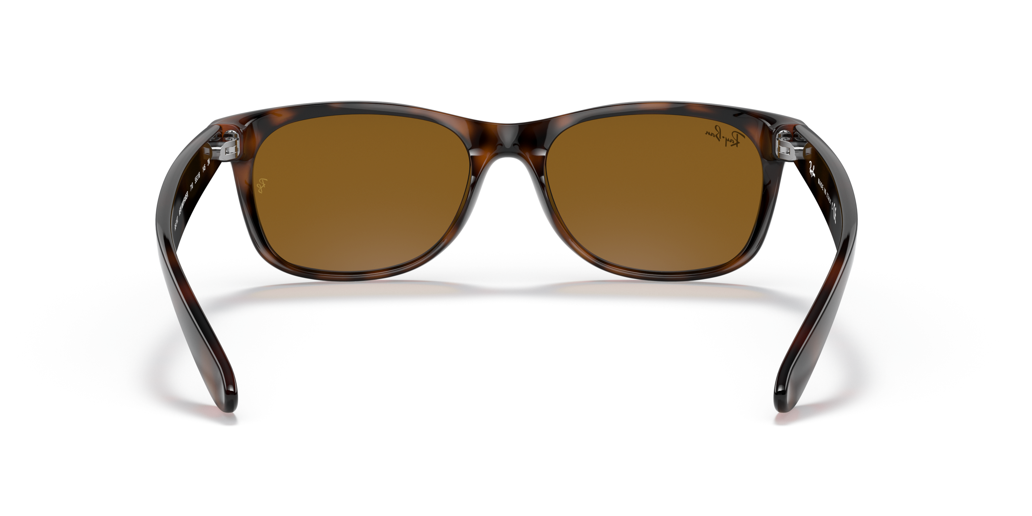 Detail02 Ray-Ban New Wayfarer Classic RB 2132 Sunglasses Brown / Tortoise Shell