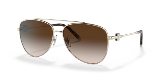 Tiffany & Co TF 3080 Sunglasses Brown / Gold