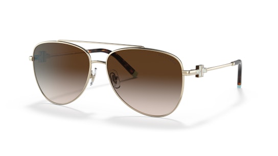 Tiffany & Co TF 3080 (60213B) Sunglasses Brown / Gold