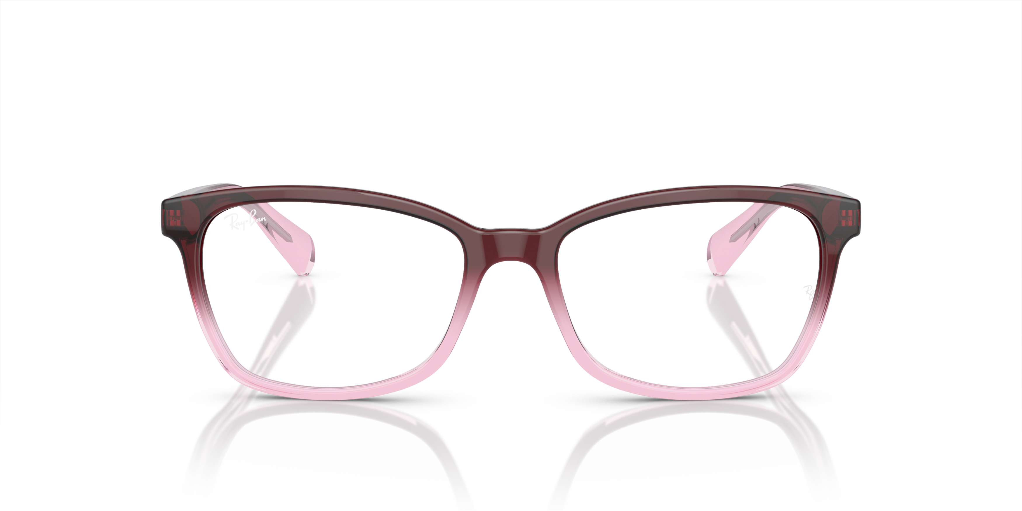 Front Ray-Ban RX 5362 Glasses Transparent / Purple