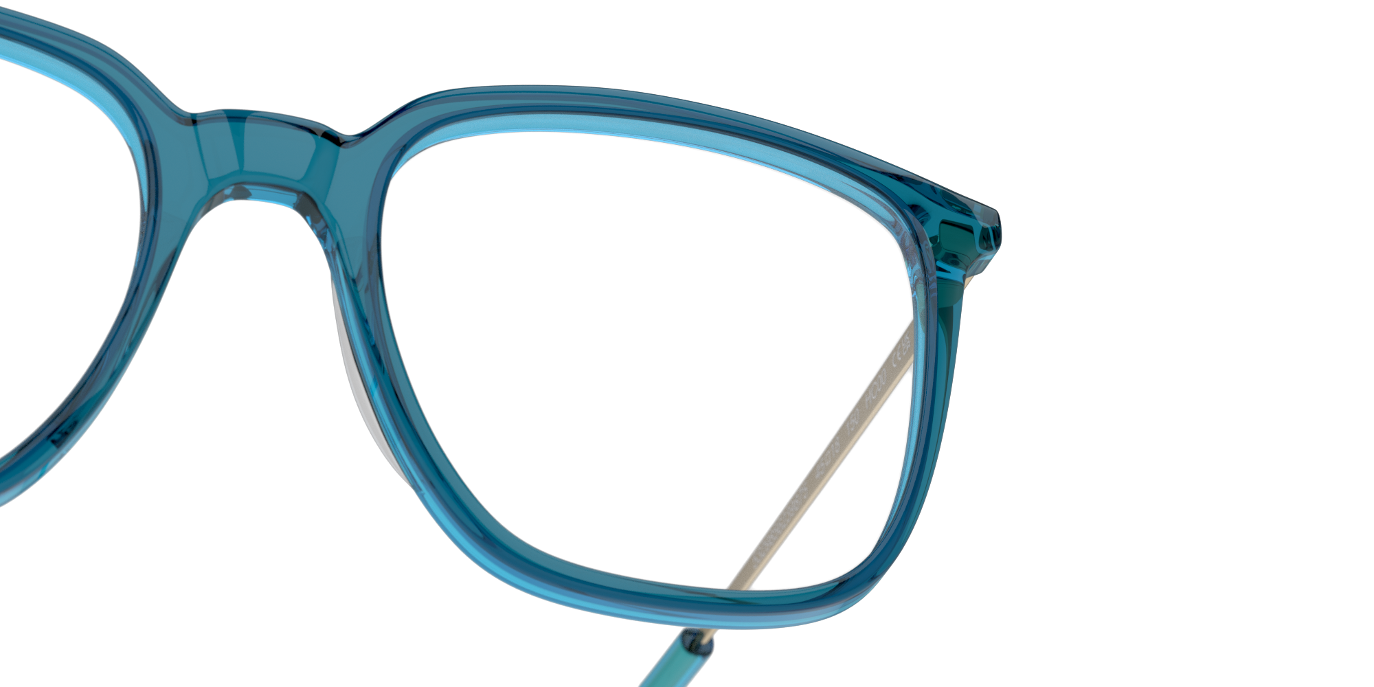 Detail01 Unofficial UN OT0158 (ED00) Children's Glasses Transparent / Blue