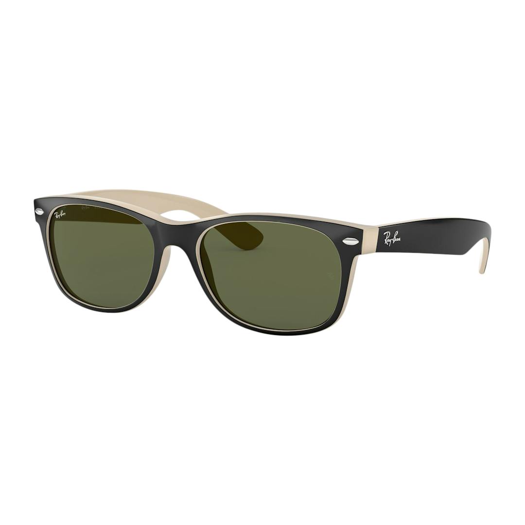 Ray-Ban New Wayfarer RB2132 Lunettes de Soleil Homme - Possibilité de verres correcteurs - Adaptable