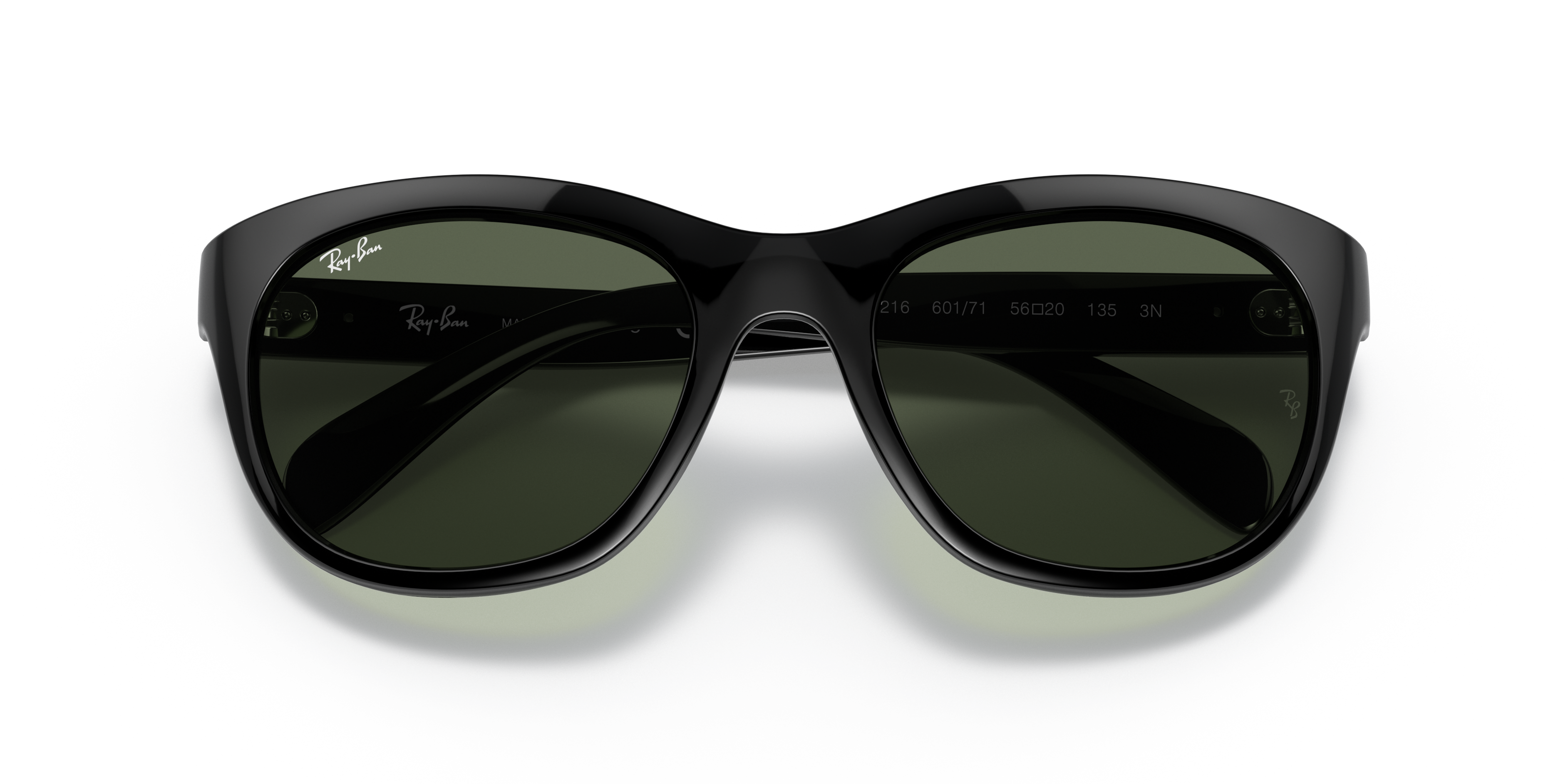 Folded Ray-Ban RB 4216 Sunglasses Green / Black