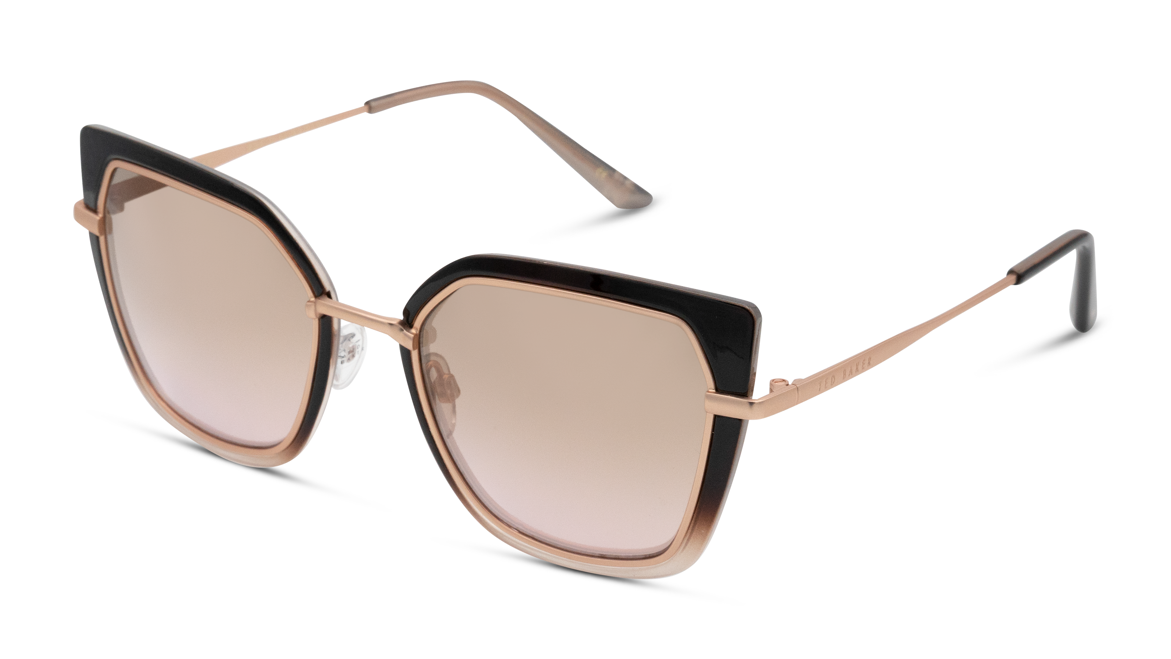 Angle_Left01 Ted Baker TB 1613 Sunglasses Pink / Brown