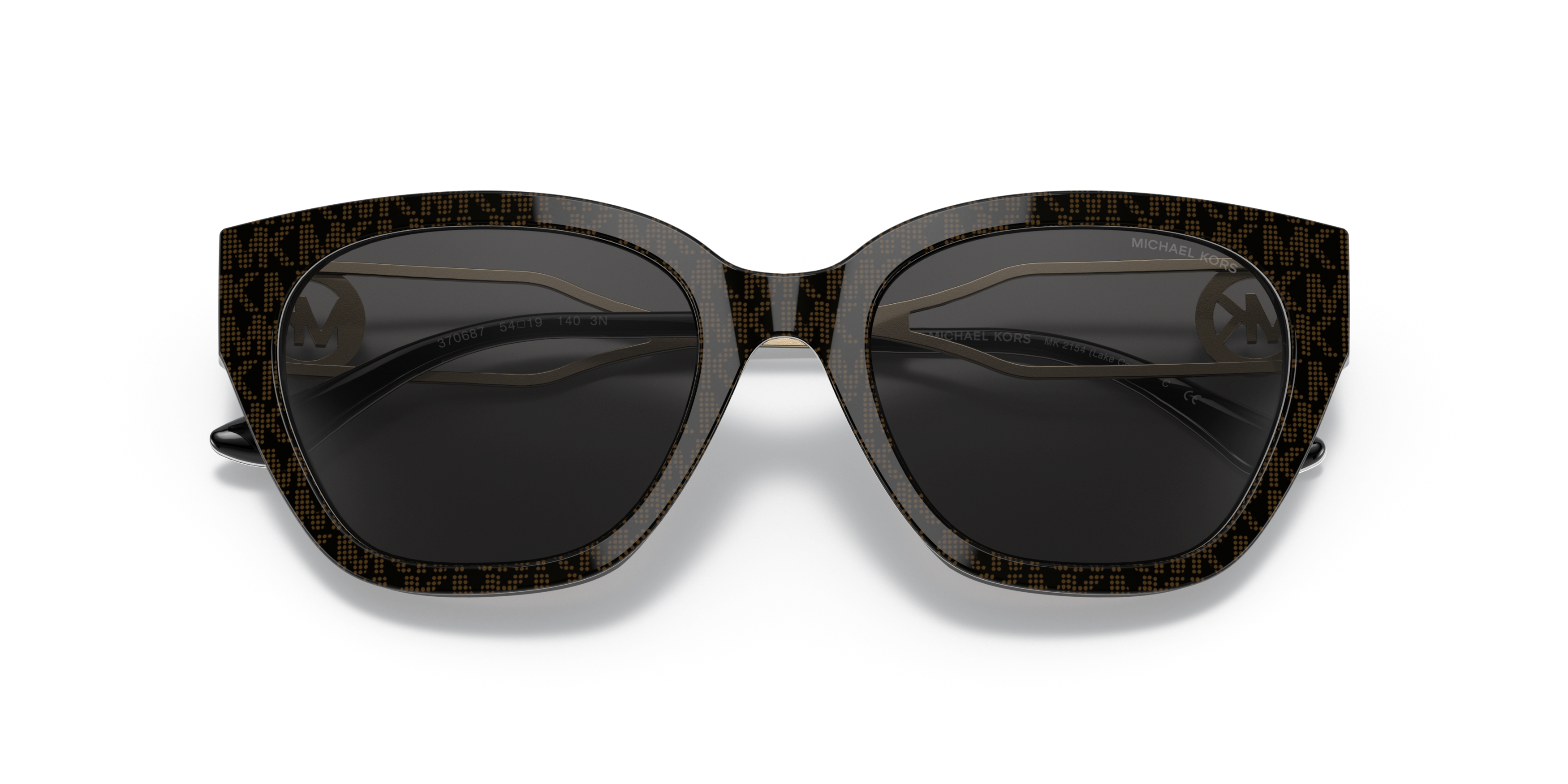 Folded Michael Kors MK 2154 (370687) Sunglasses Grey / Brown