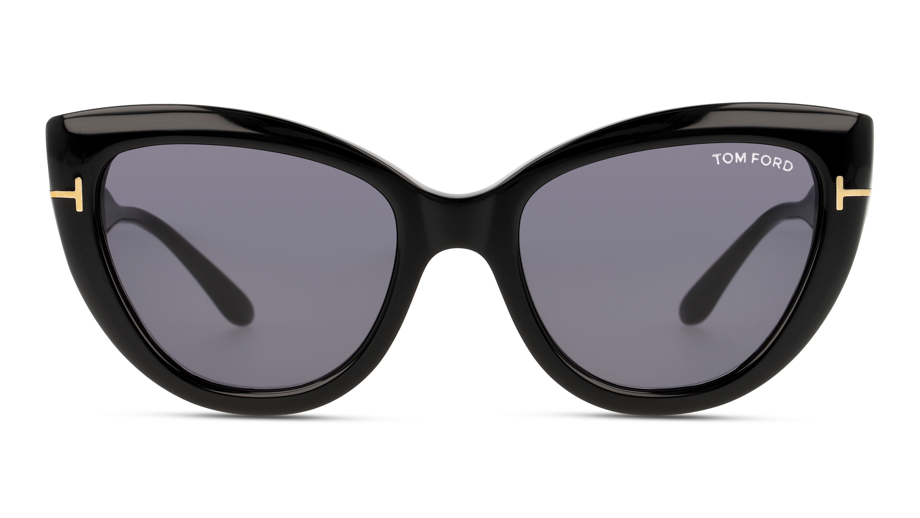 Front Tom Ford Anya FT 762 Sunglasses Grey / Black