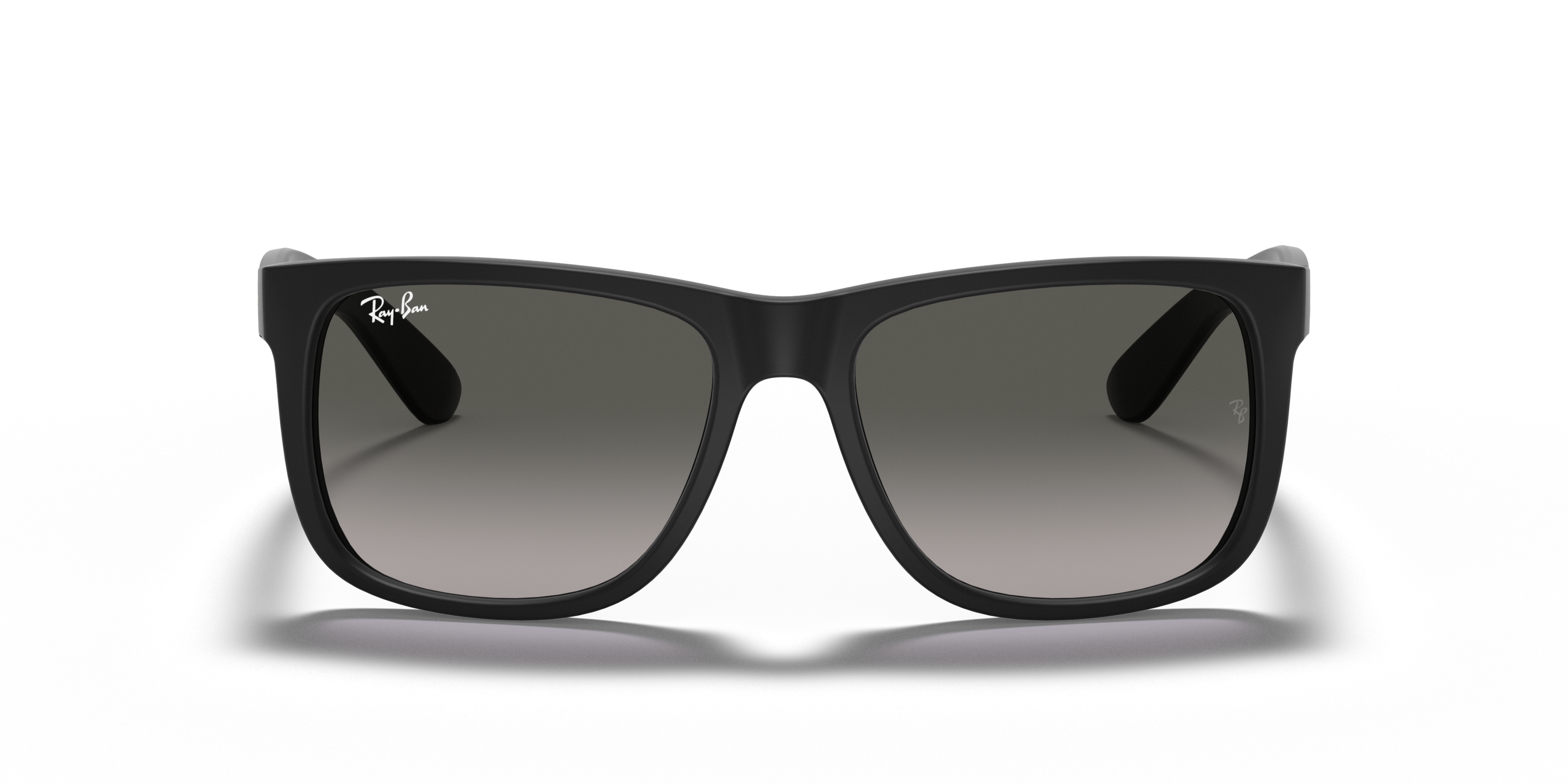 Front Ray-Ban Justin RB 4165 (601/8G) Sunglasses Grey / Black