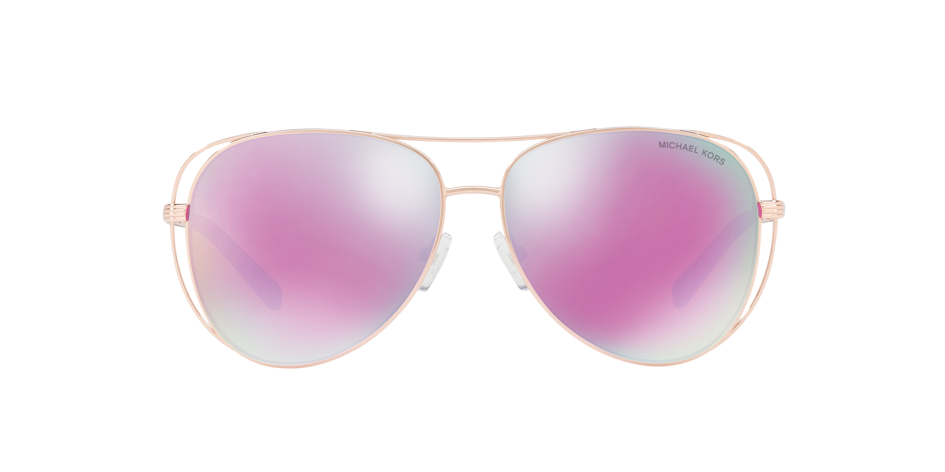 Front Michael Kors MK 1024 Sunglasses Pink / Gold