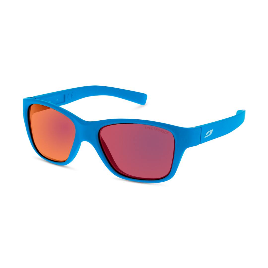 Julbo Turn J465 Lunettes de Soleil Enfant - Bleu Rouge - Possibilité de verres correcteurs - Adaptab