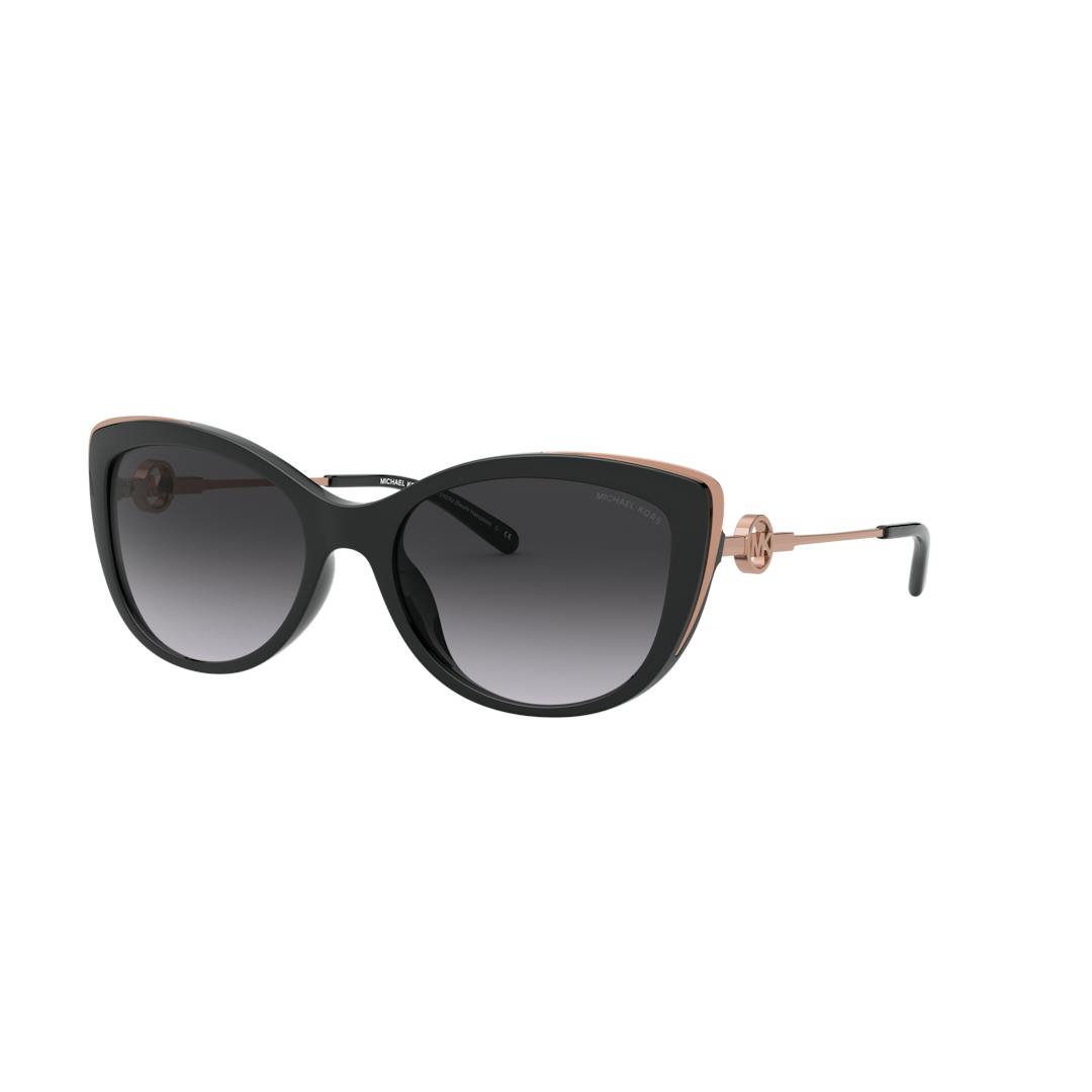 Michael Kors MK2127U Lunettes de Soleil Femme - Noir - Possibilité de verres correcteurs - Adaptable