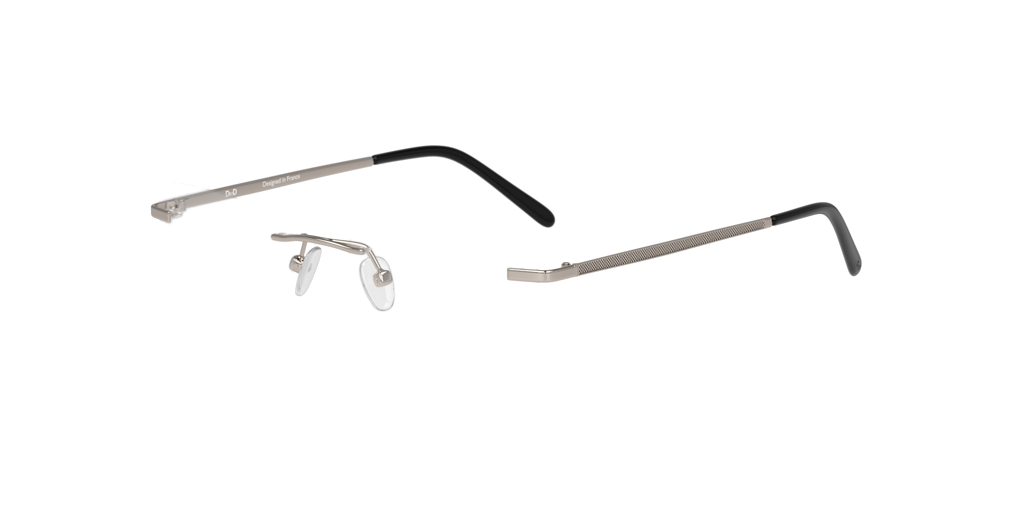 Angle_Left01 DbyD DB OM9007 Glasses Transparent / Grey