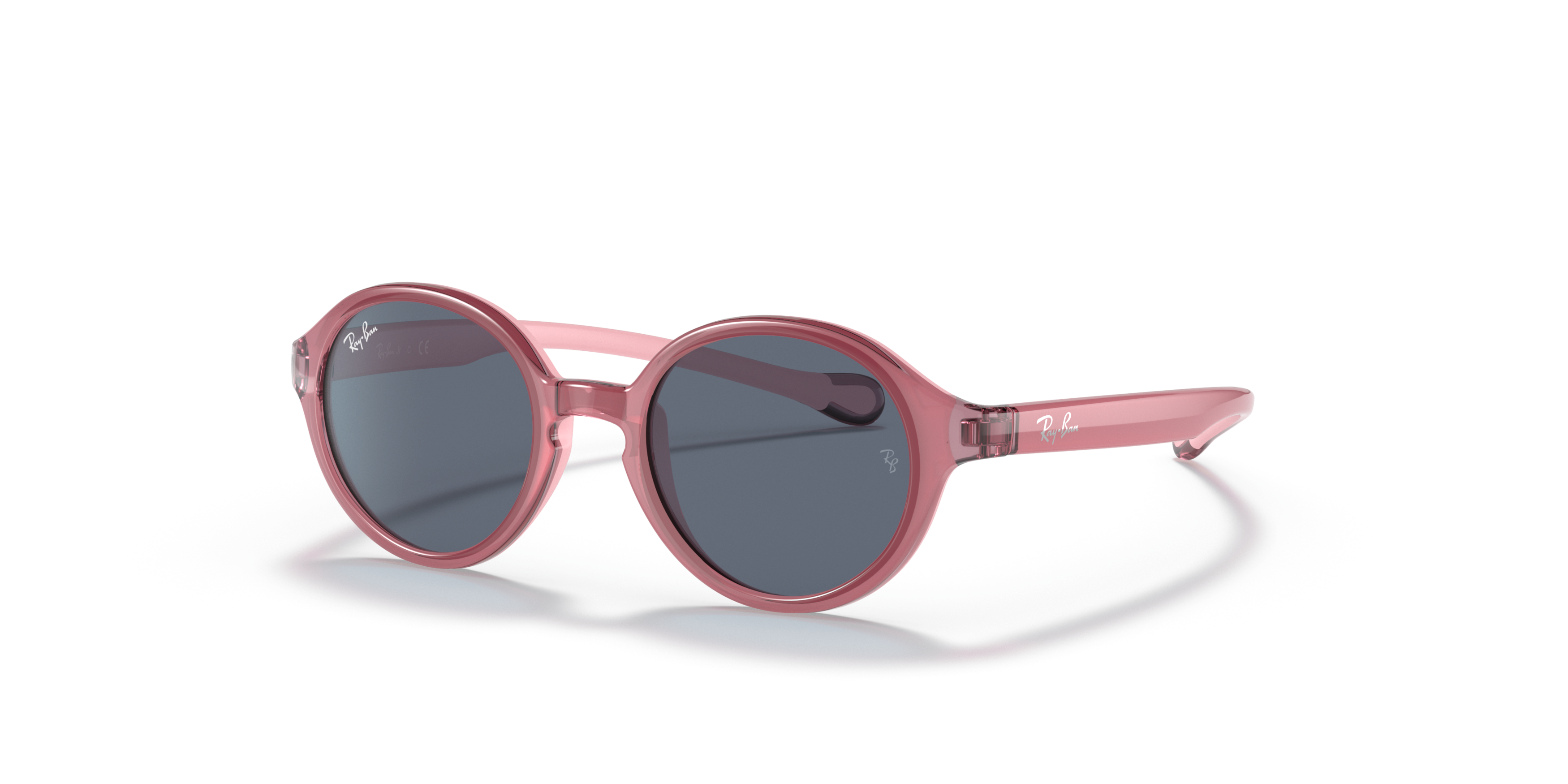 Angle_Left01 Ray-Ban Junior RJ9075S 809887 Grijs / Paars
