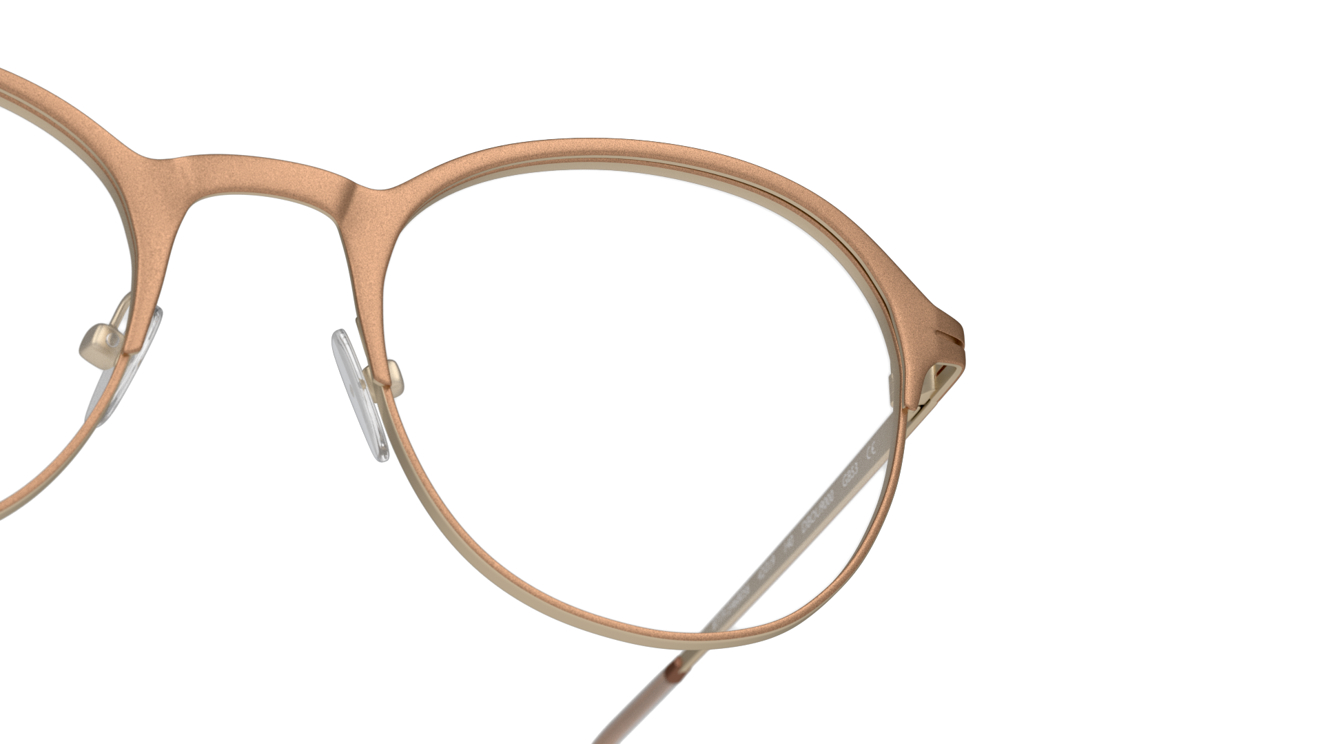 Detail01 DbyD Titanium DB OU9000 (FF00) Glasses Transparent / Bronze