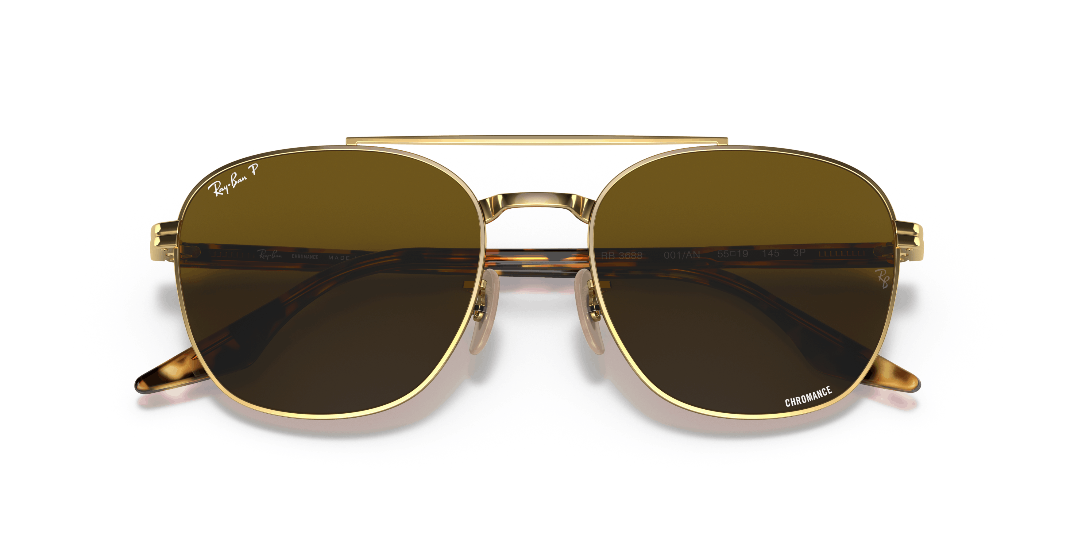Folded, Ray-Ban RB3688 001/AN
