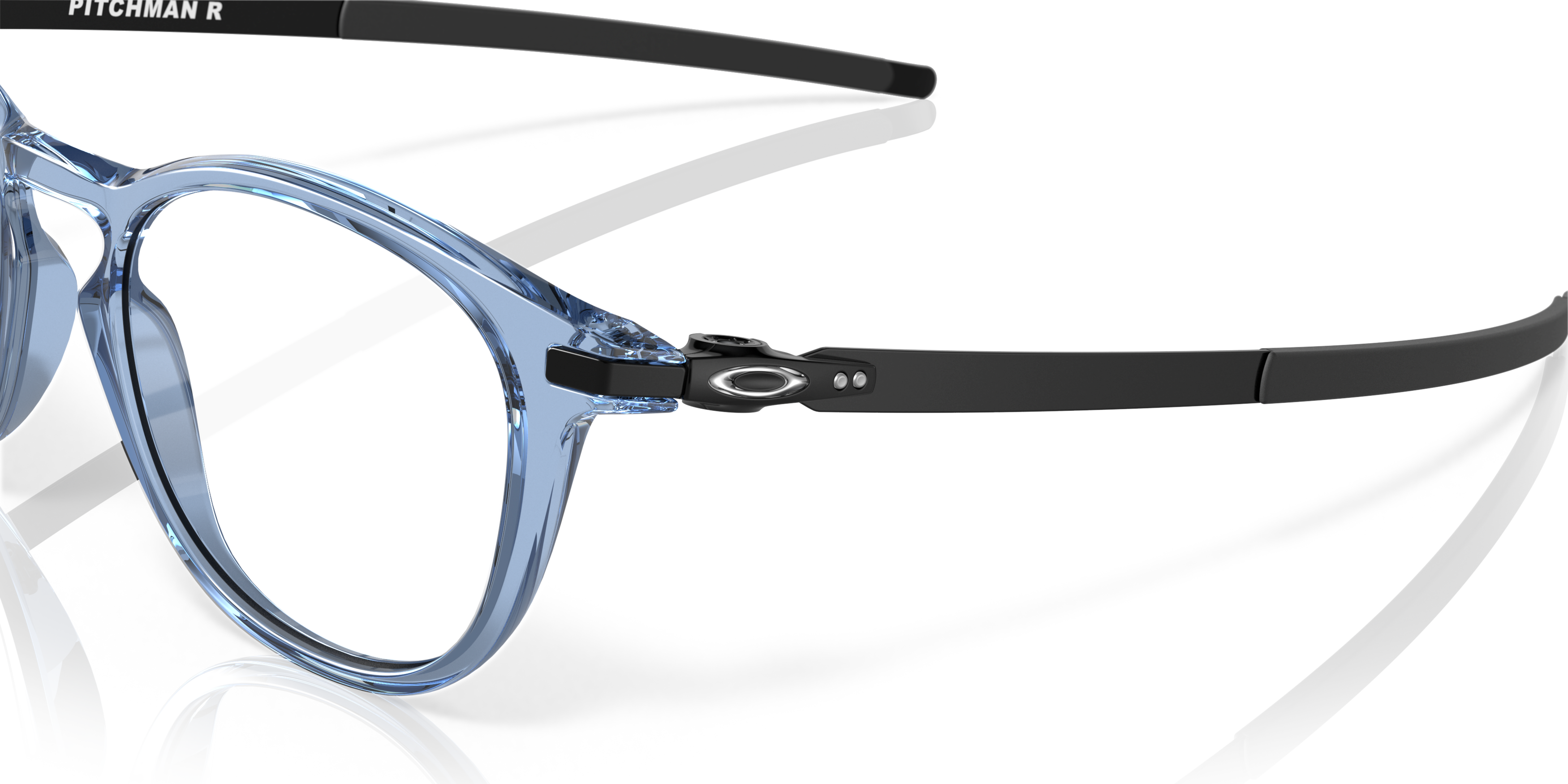 Detail01 Oakley Pitchman OX 8105 Glasses Transparent / Blue