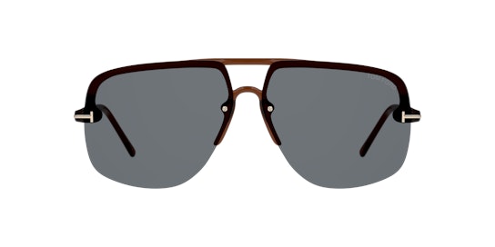 Tom Ford FT 1003 Sunglasses Blue / Brown