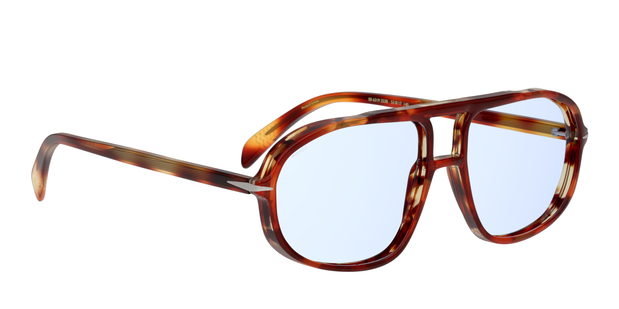 Angle_Right01 David Beckham Eyewear DB 1000/S (0UC) Sunglasses Blue / Tortoise Shell