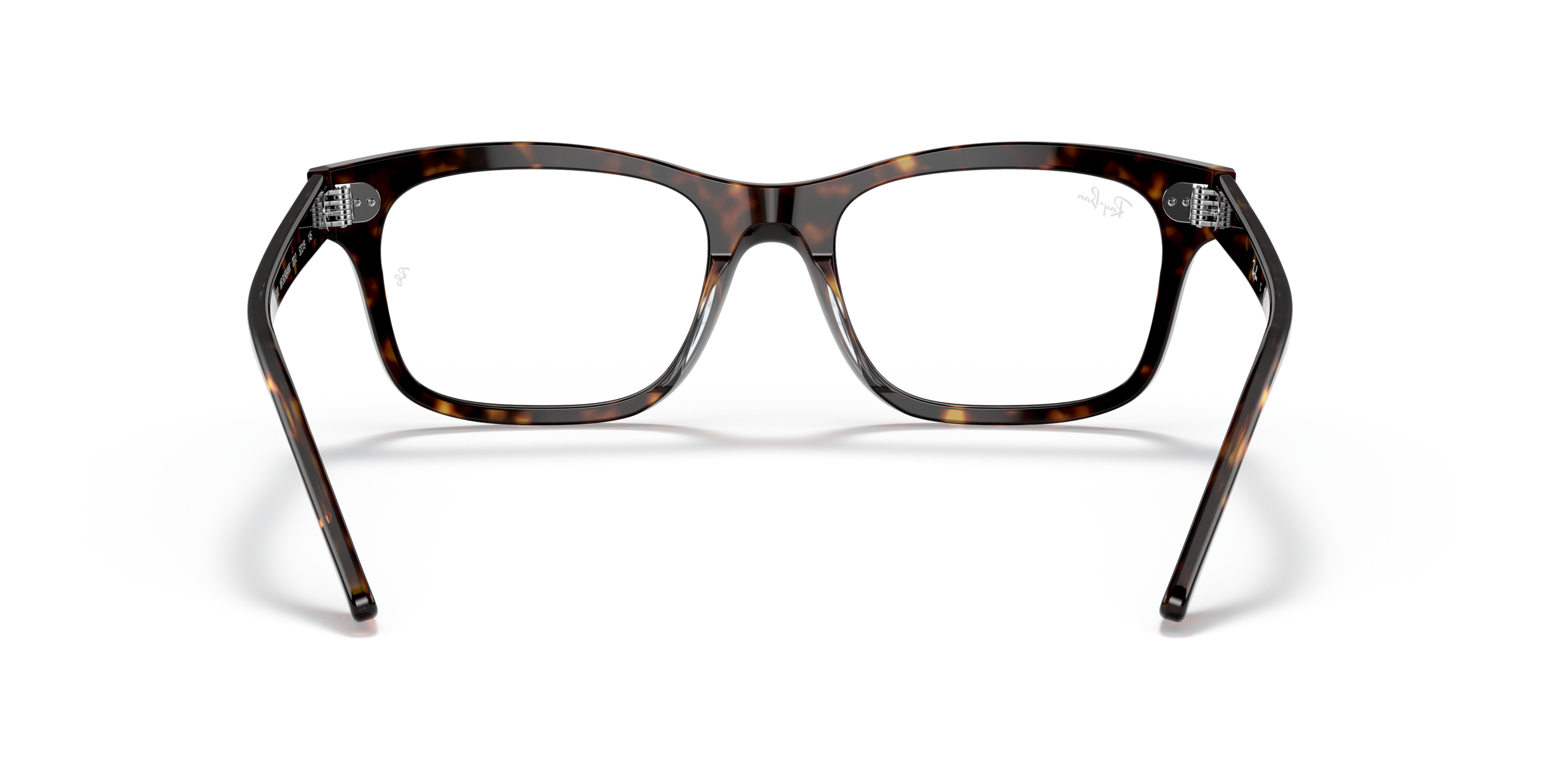 Detail02 Ray-Ban Mr Burbank RX 5383 Glasses Transparent / Tortoise Shell