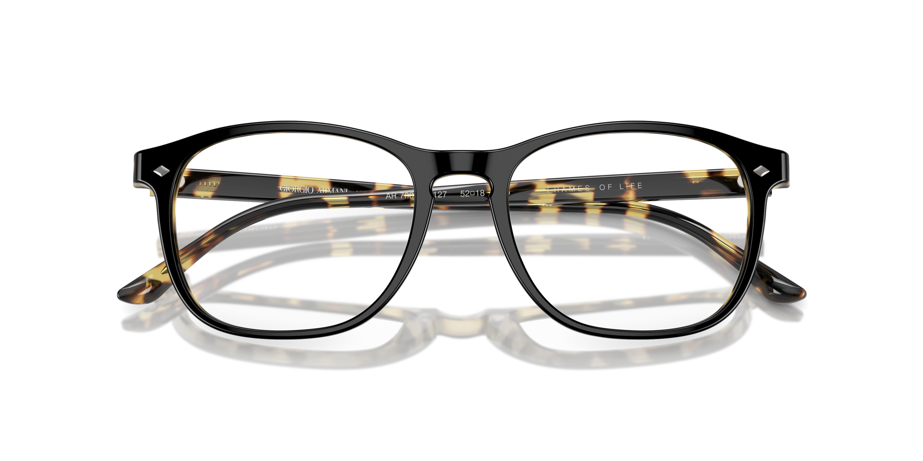 Folded Giorgio Armani AR 7003 Glasses Transparent / Tortoise Shell