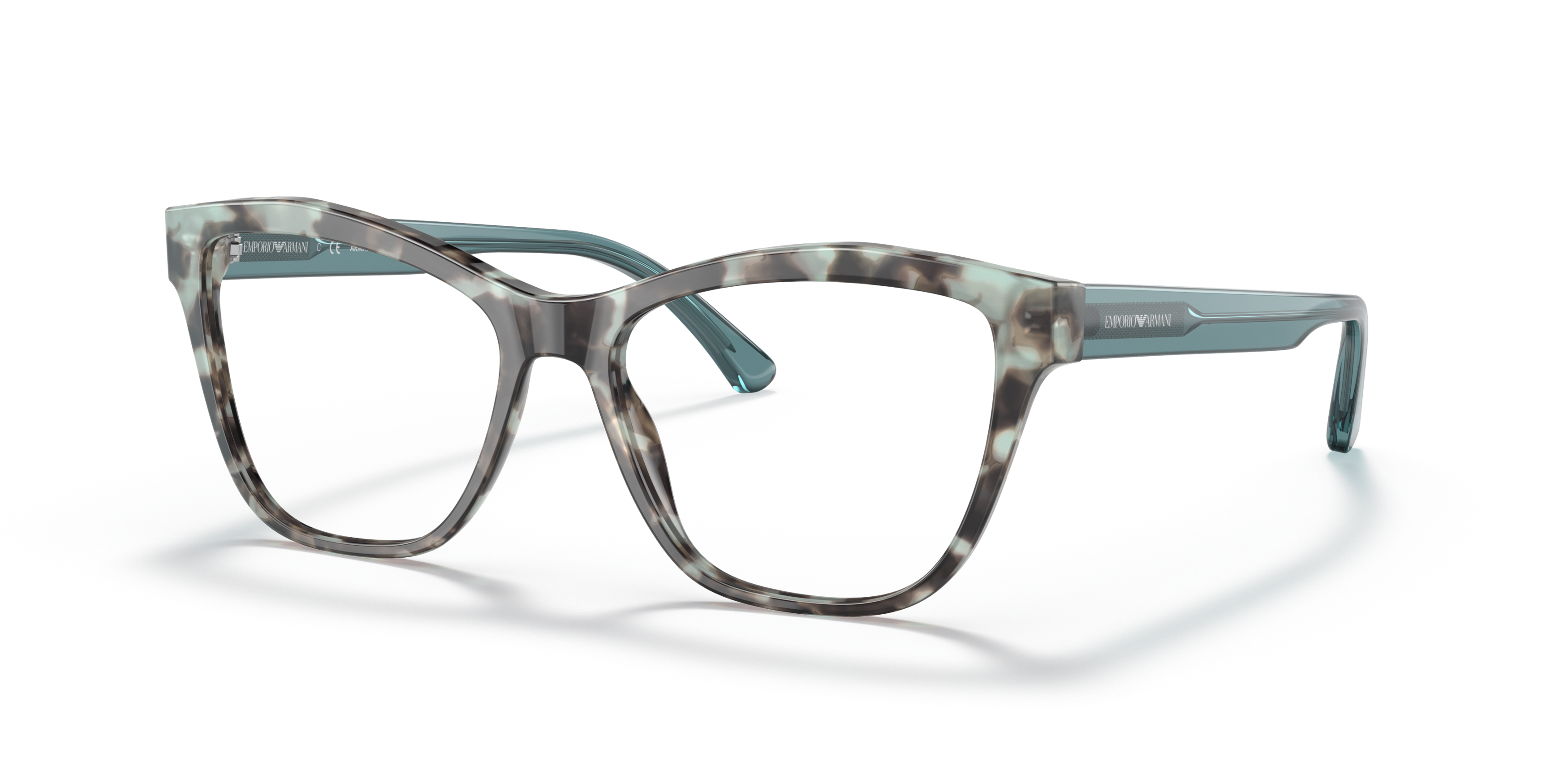 Angle_Left01 Emporio Armani EA 3193 (5097) Glasses Transparent / Blue