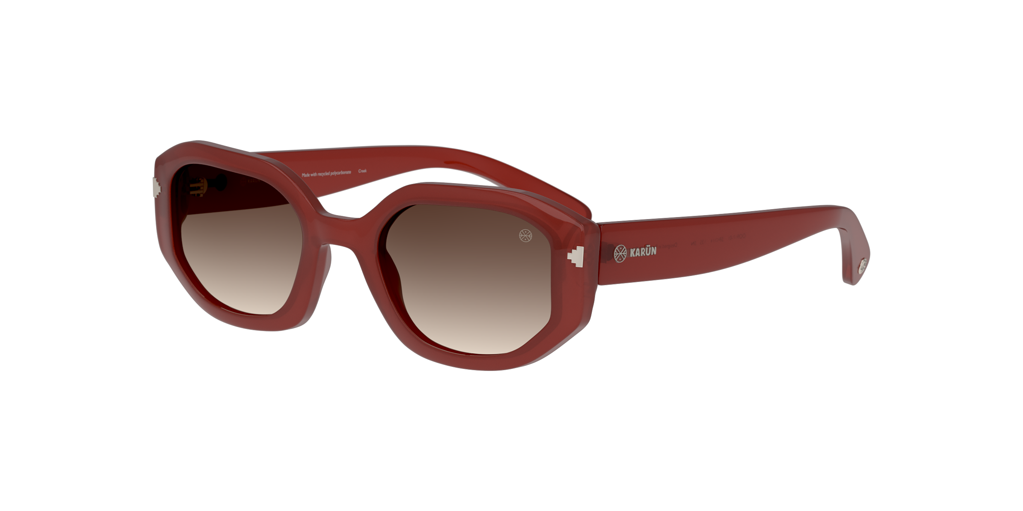 Angle_Left01 Karun SW FS0184 (18-1443-PA) Sunglasses Brown / Red