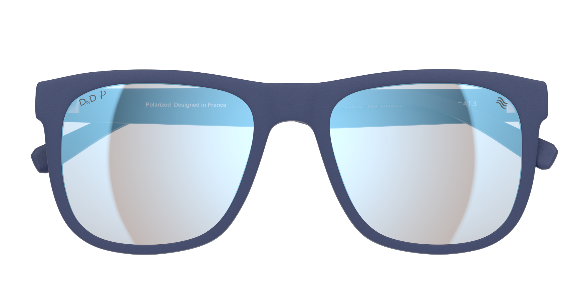 Folded DbyD Recycled DB SM9011P Sunglasses Grey / Blue