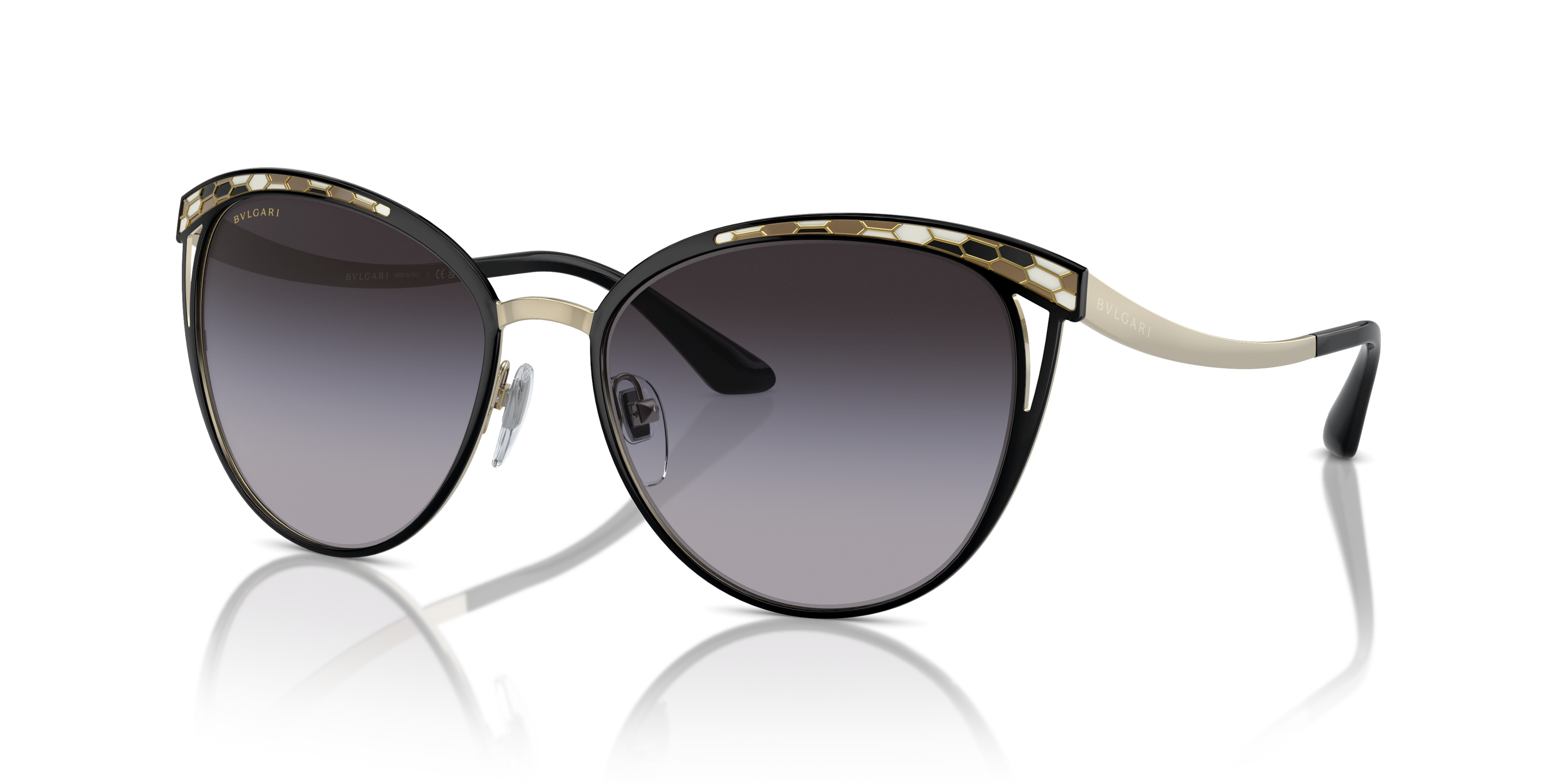 Angle_Left01 Bvlgari BV 6083 (20188G) Sunglasses Grey / Black