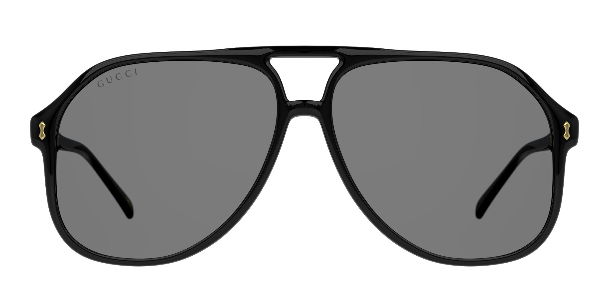Front Gucci GG 1042S Sunglasses Grey / Black