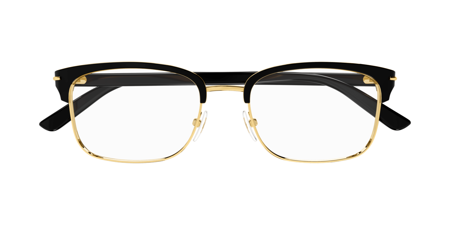 Front Gucci GG1448O Glasses Transparent / Gold