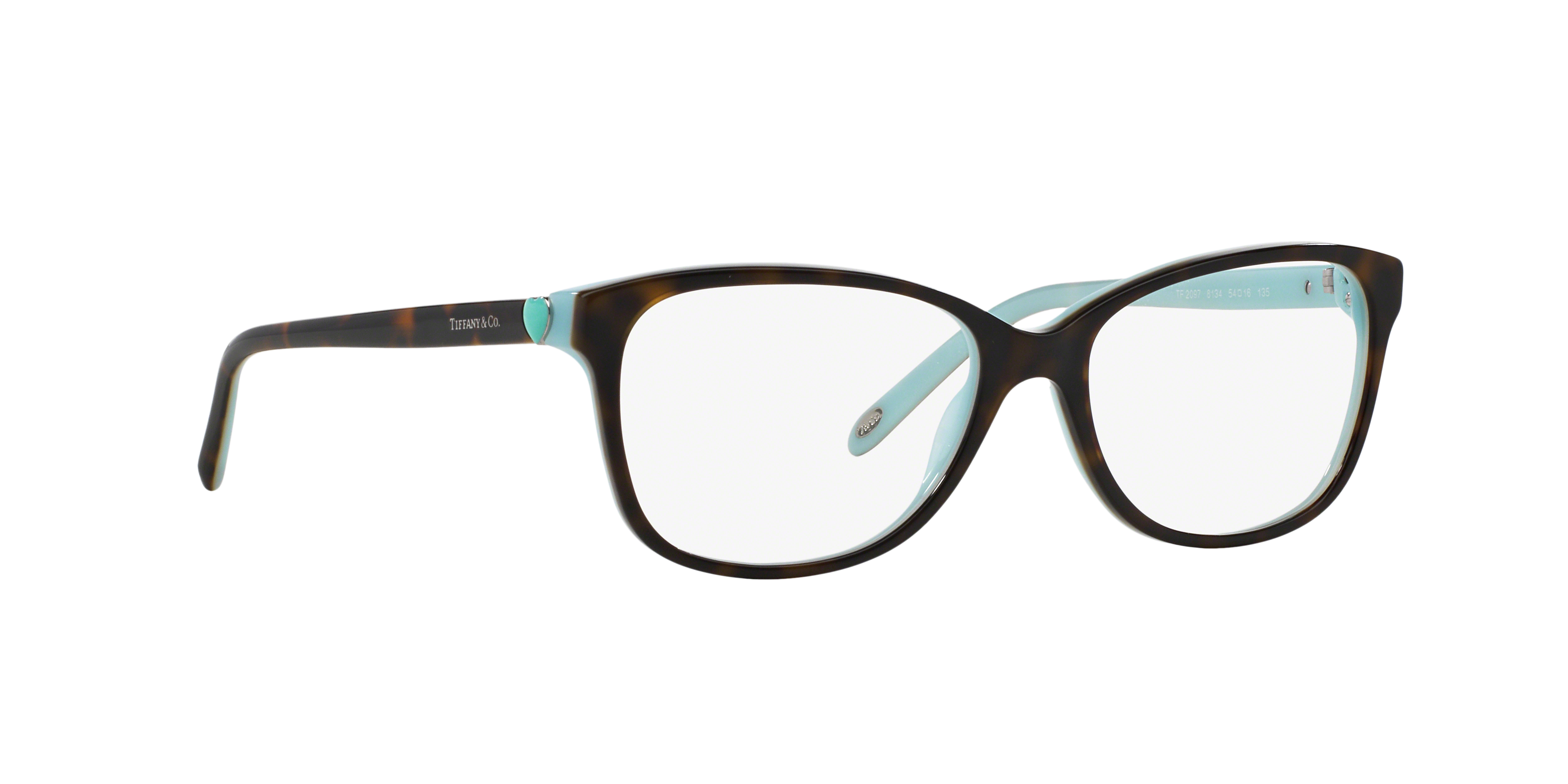 Angle_Right01 Tiffany & Co TF 2097 Glasses Transparent / Tortoise Shell