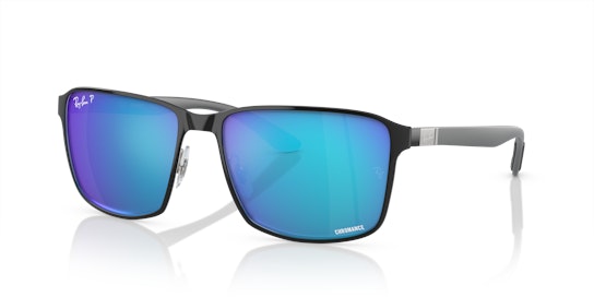 Ray-Ban RB 3721CH (9144A1) Sunglasses Blue / Grey