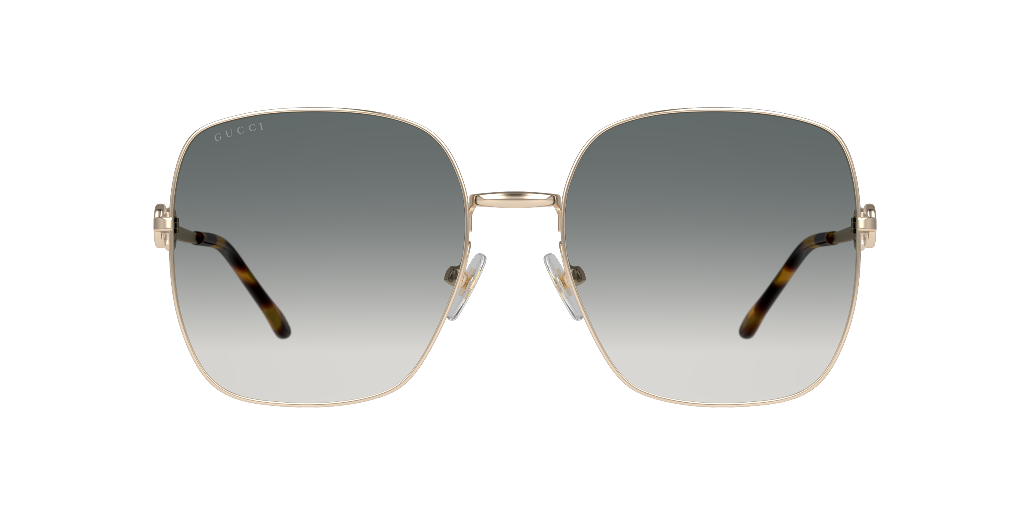 Front Gucci GG 0879S (004) Sunglasses Brown / Gold