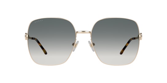 Gucci GG 0879S (001) Sunglasses Grey / Gold