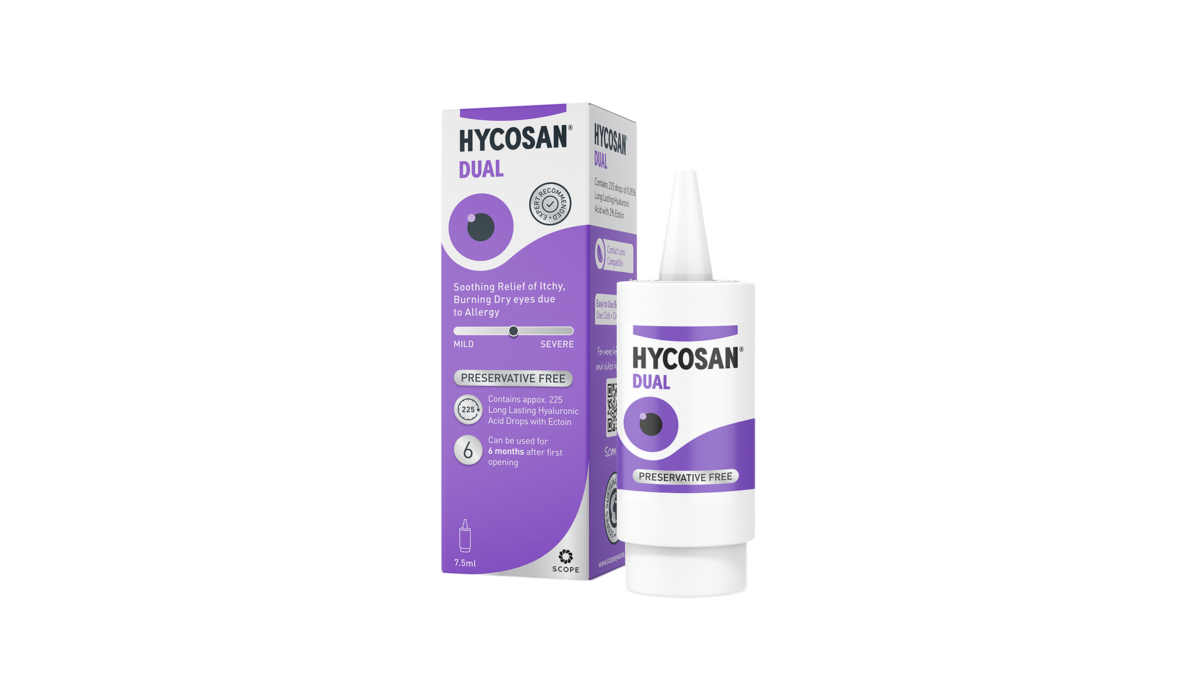 Angle_Left01 Hycosan Hycosan Dual Preservative Free Eye Drops Eye Drops 1 x 7.5ml