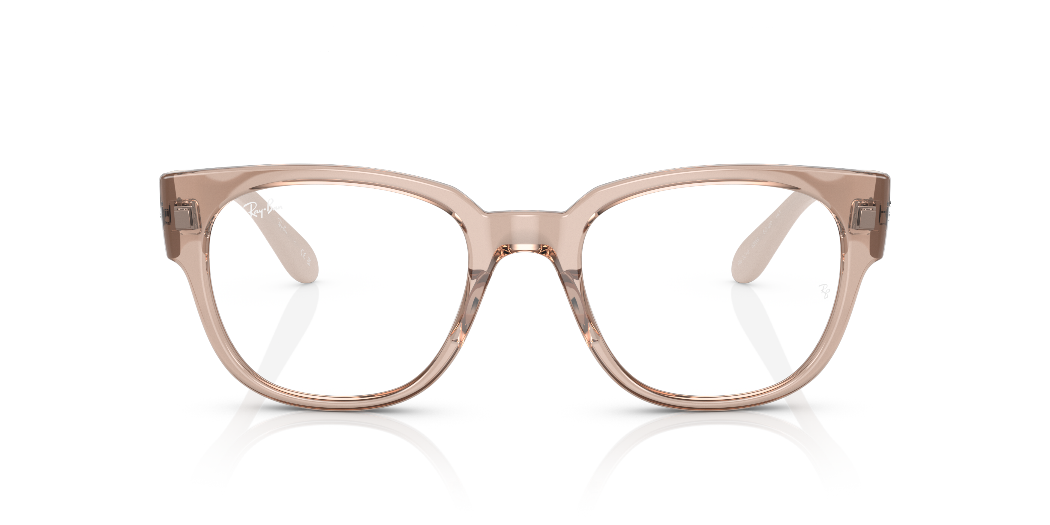 Front RAY-BAN RX7210 8203 Rose, Cristal