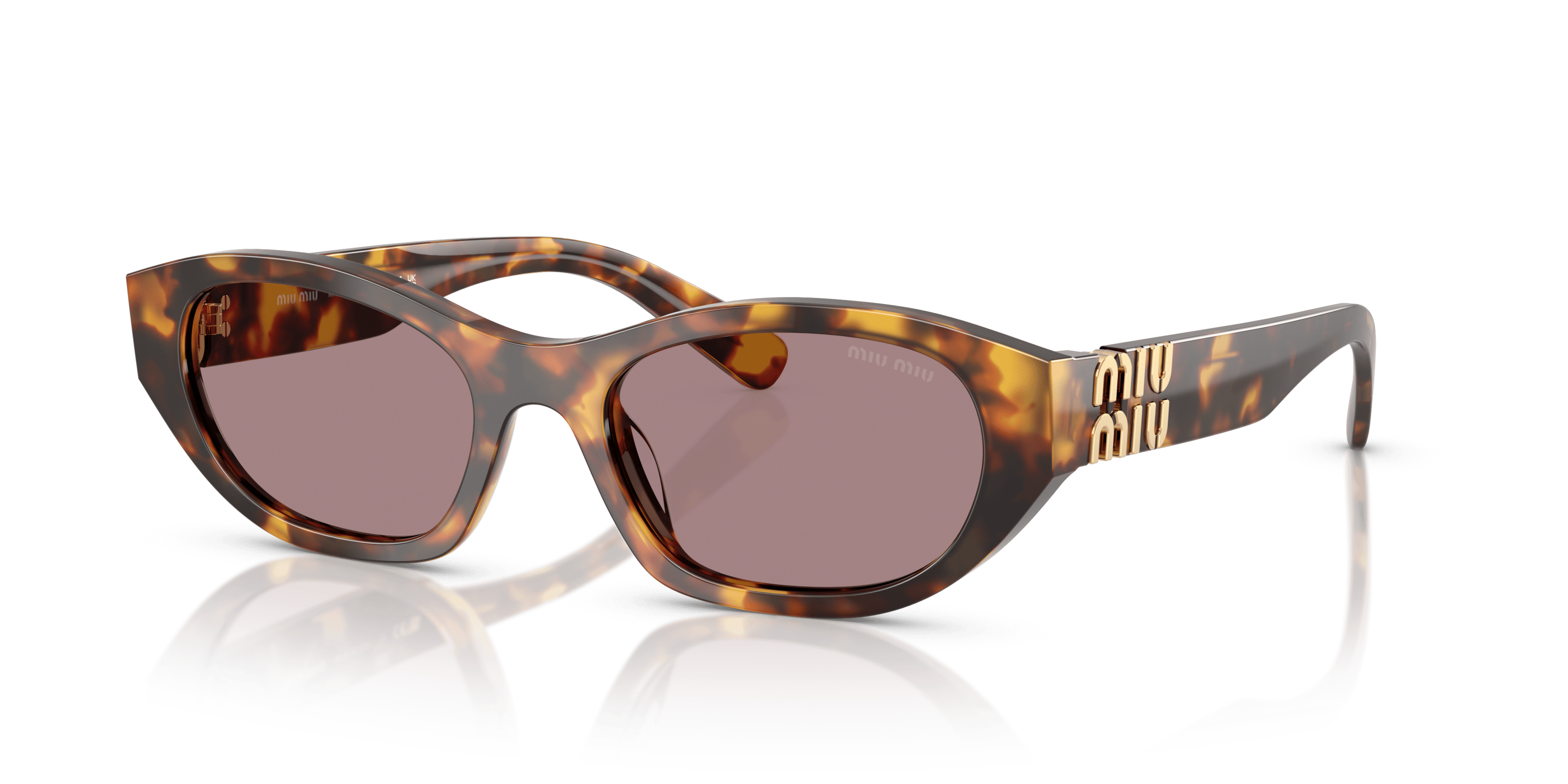 Miu Miu 0MU A03S Solbriller - Firkantede Skildpadde