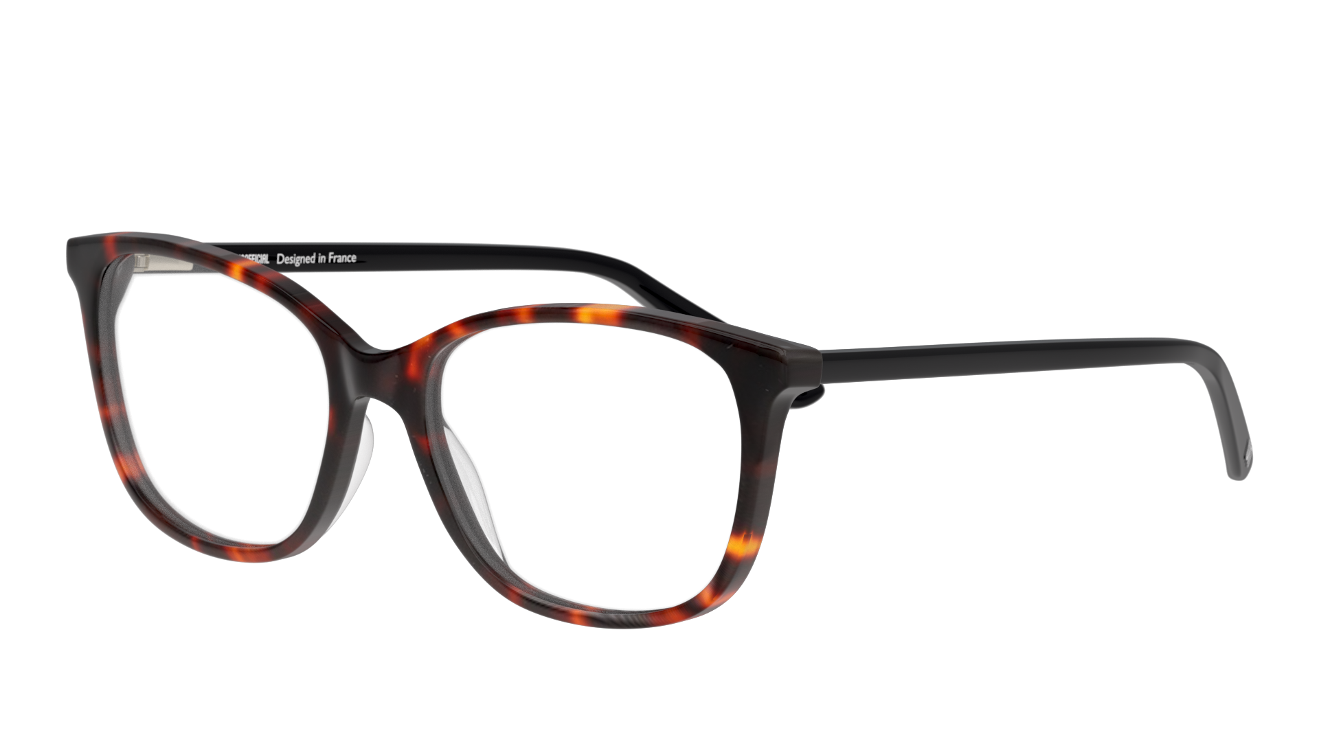 Angle_Left01 Unofficial UNOF0035 Glasses Transparent / Tortoise Shell