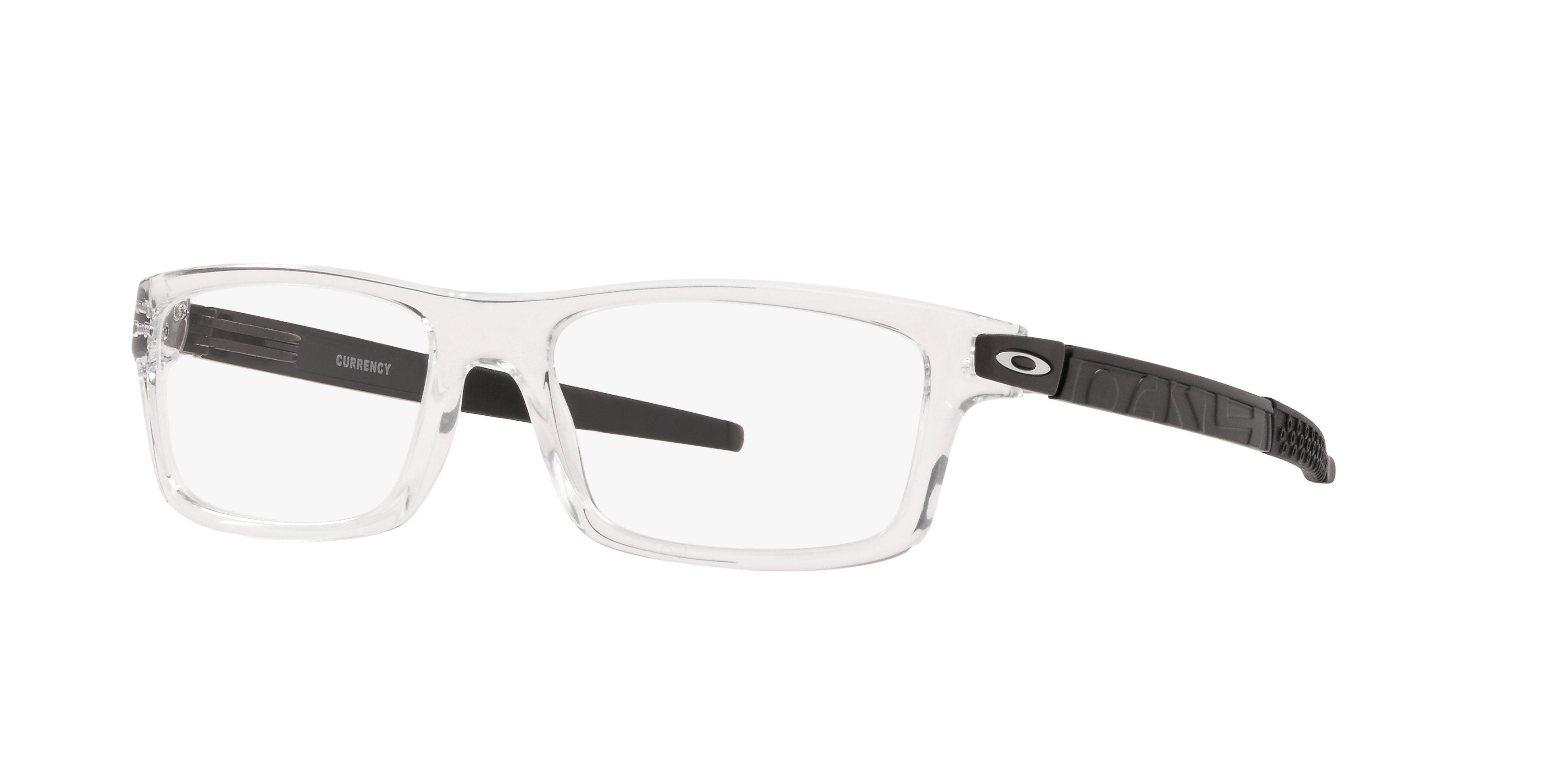 Angle_Left01 Oakley Currency OX 8026 Glasses Transparent / Black