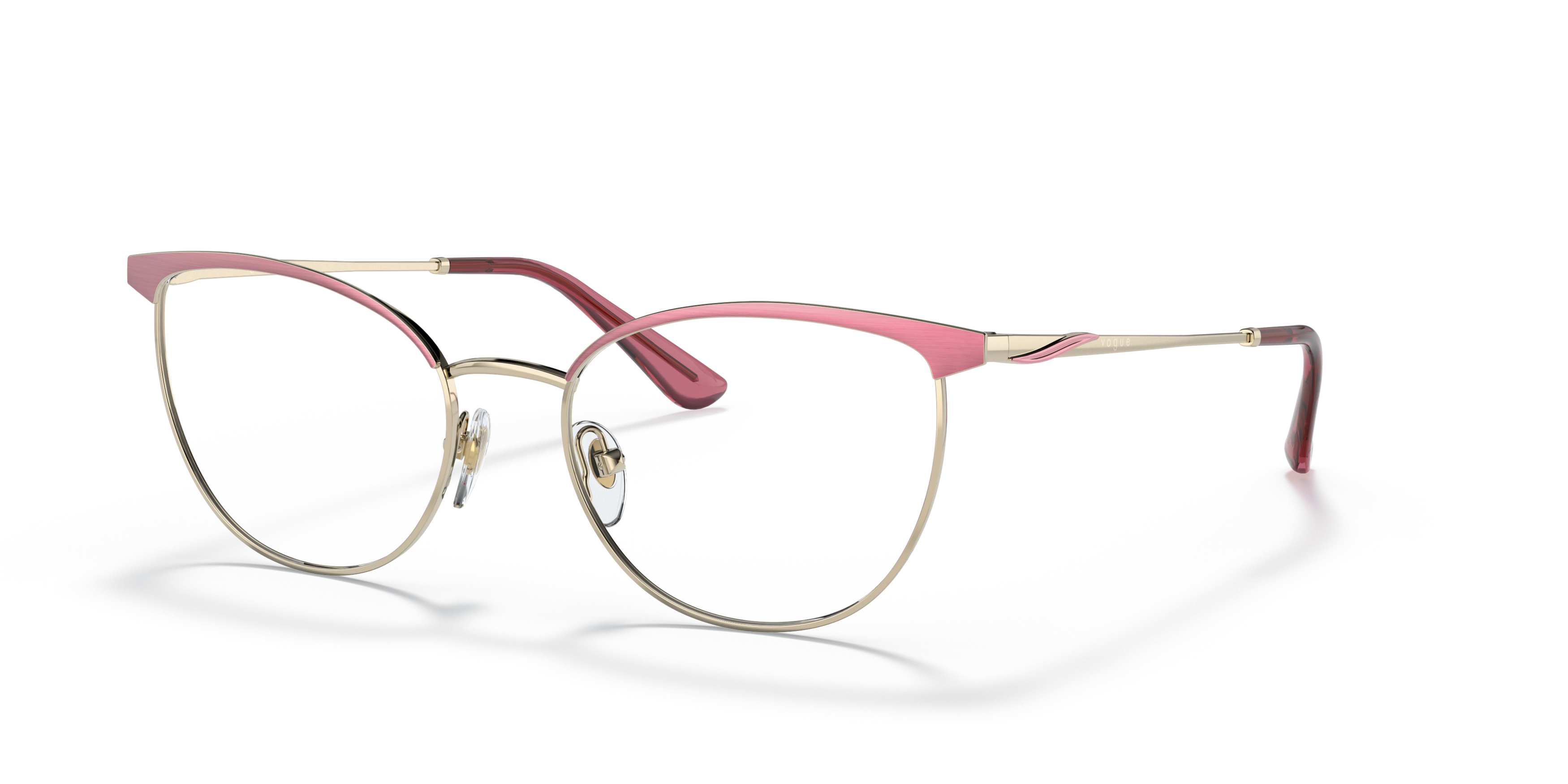 Angle_Left01 Vogue VO 4208 (5141) Glasses Transparent / Pink