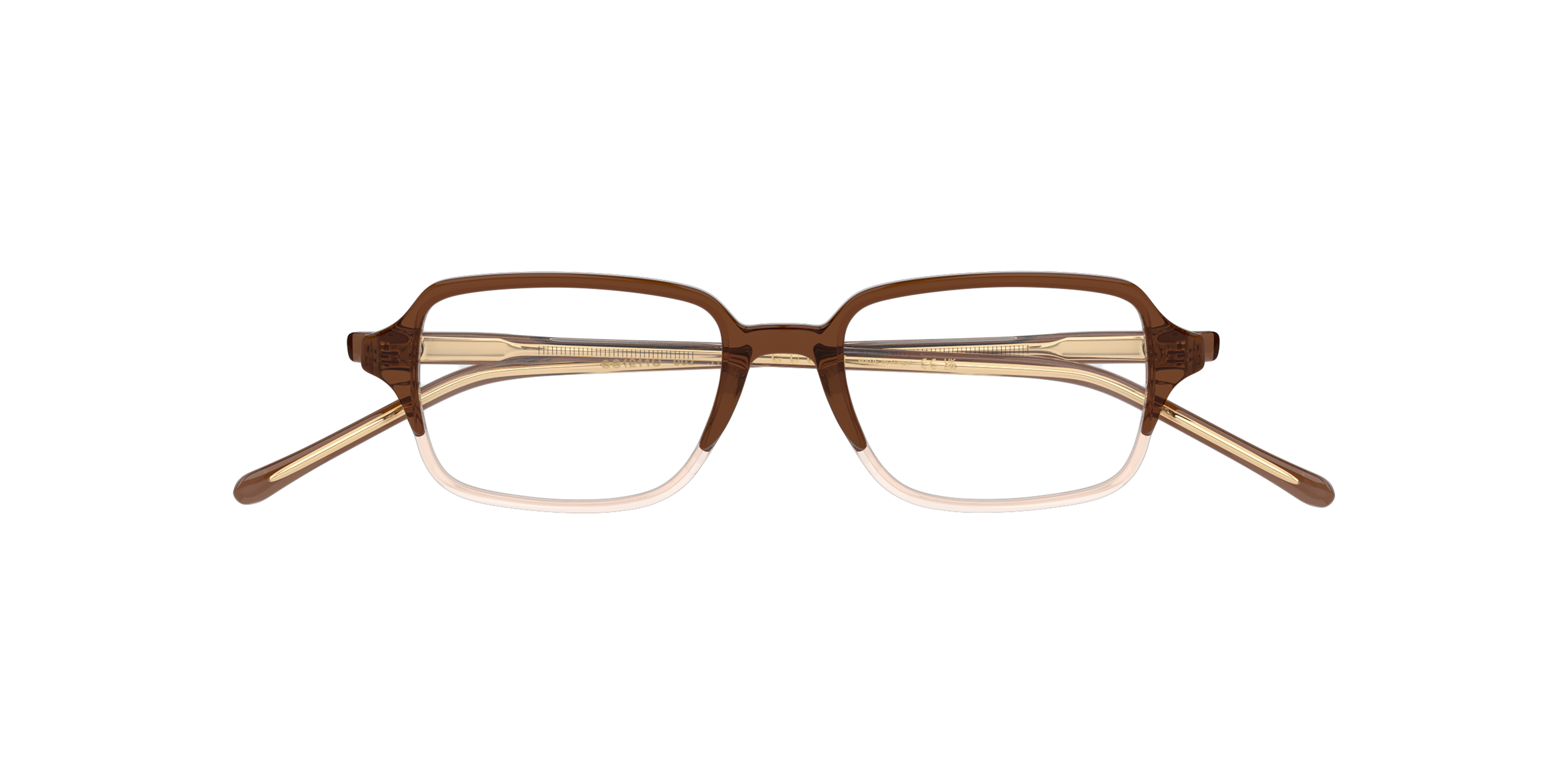 Folded Gucci GG 1211O Glasses Transparent / Brown