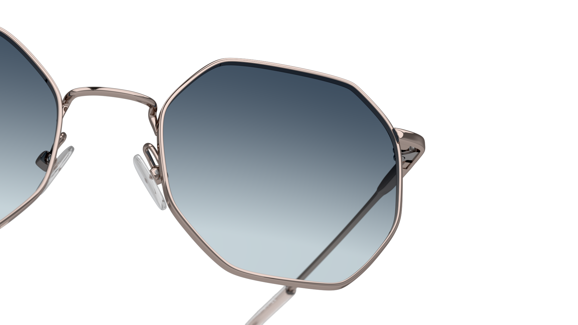 Detail01 Unofficial UNSU0075 (GGC0) Sunglasses Blue / Grey