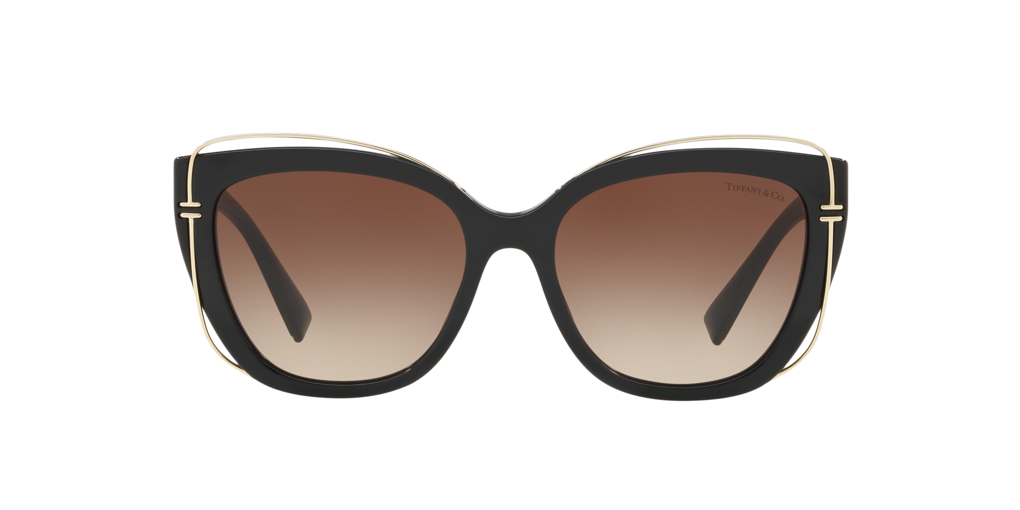 Front Tiffany & Co TF 4148 (80013B) Sunglasses Brown / Black
