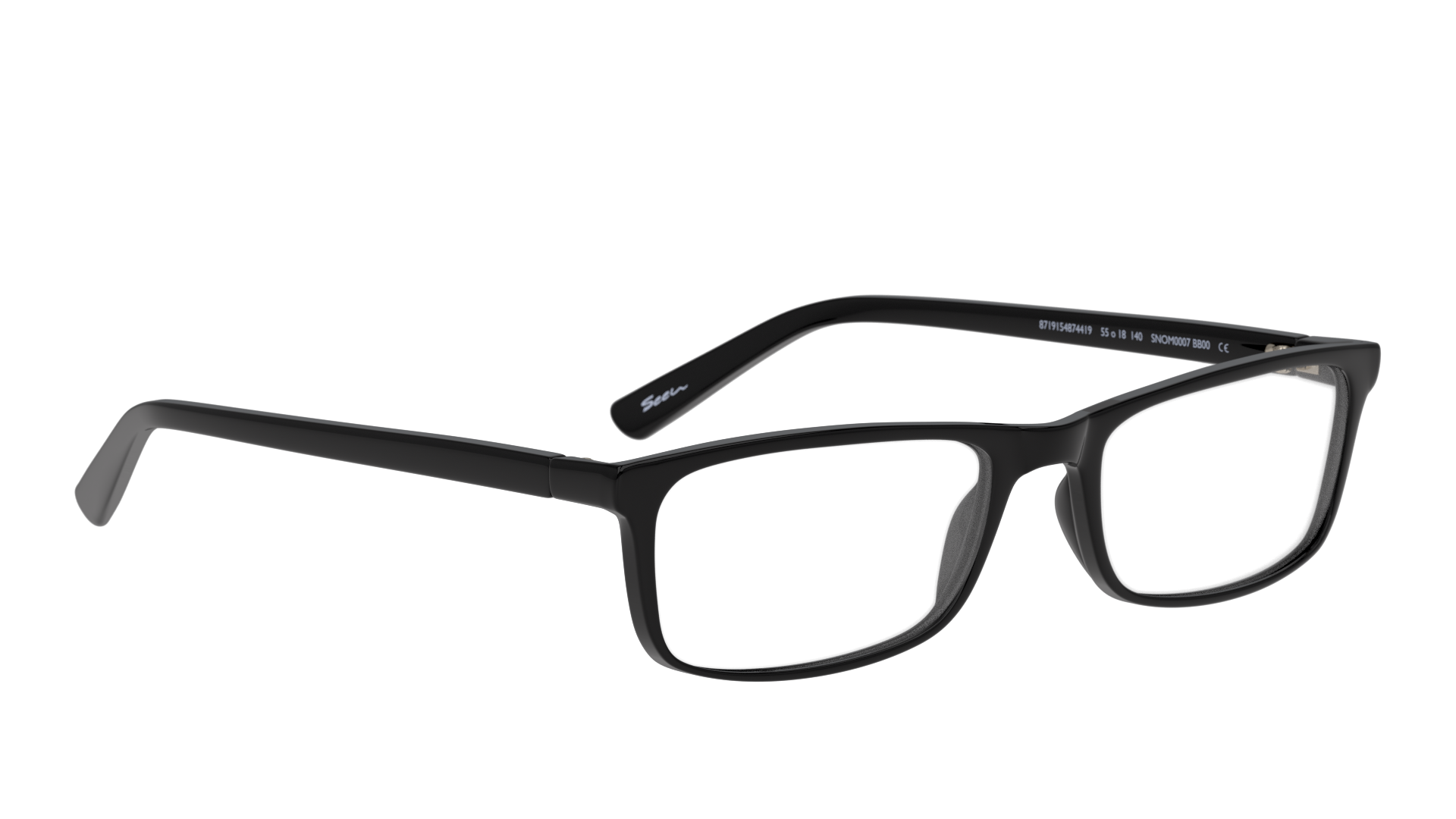 Angle_Right01 Seen SN OM0007 (BB00) Glasses Transparent / Black