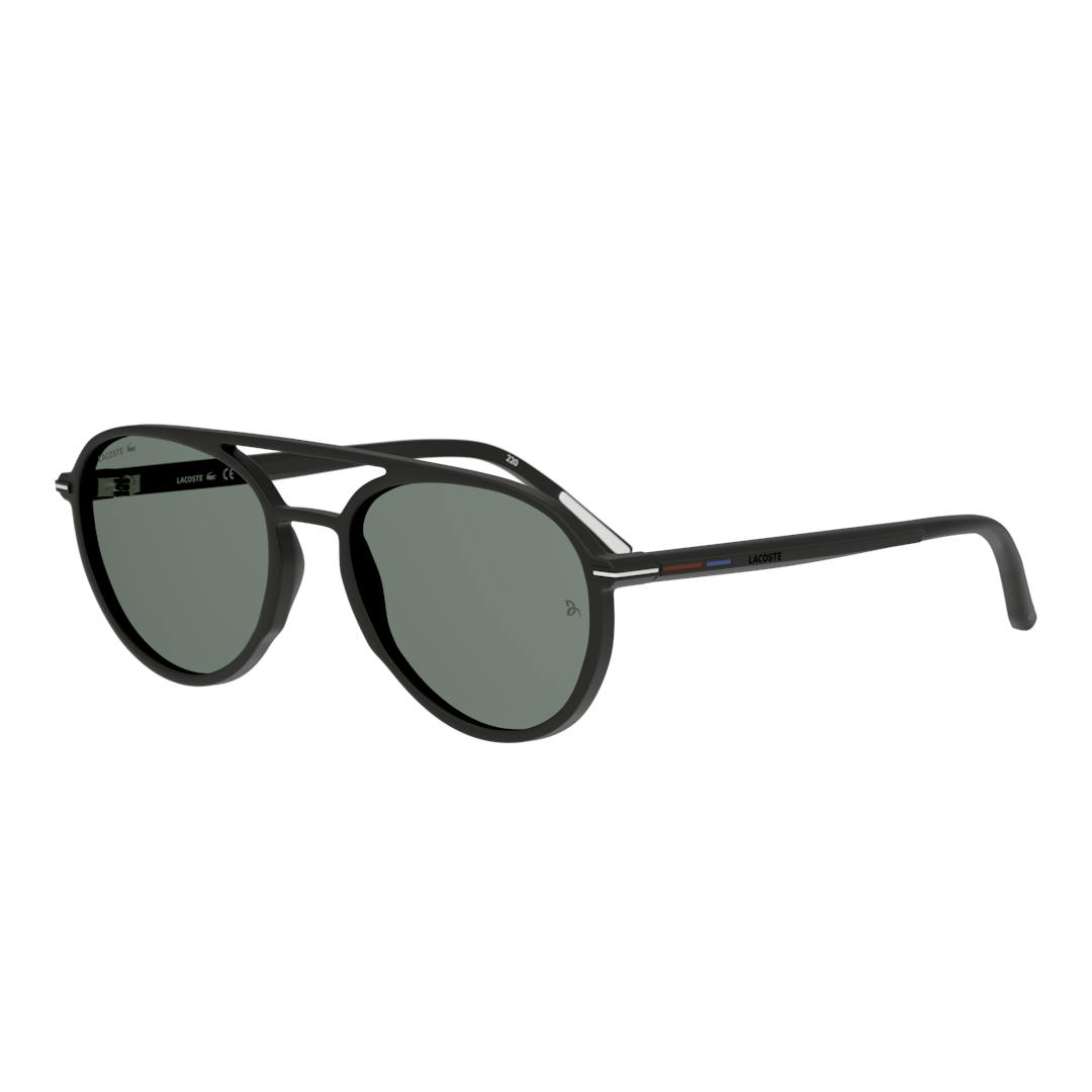 Lacoste L605SND Lunettes de Soleil Homme - Pilote Noir - Possibilité de verres correcteurs - Adaptab