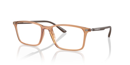 Emporio Armani EA 3237 Glasses Transparent / Brown