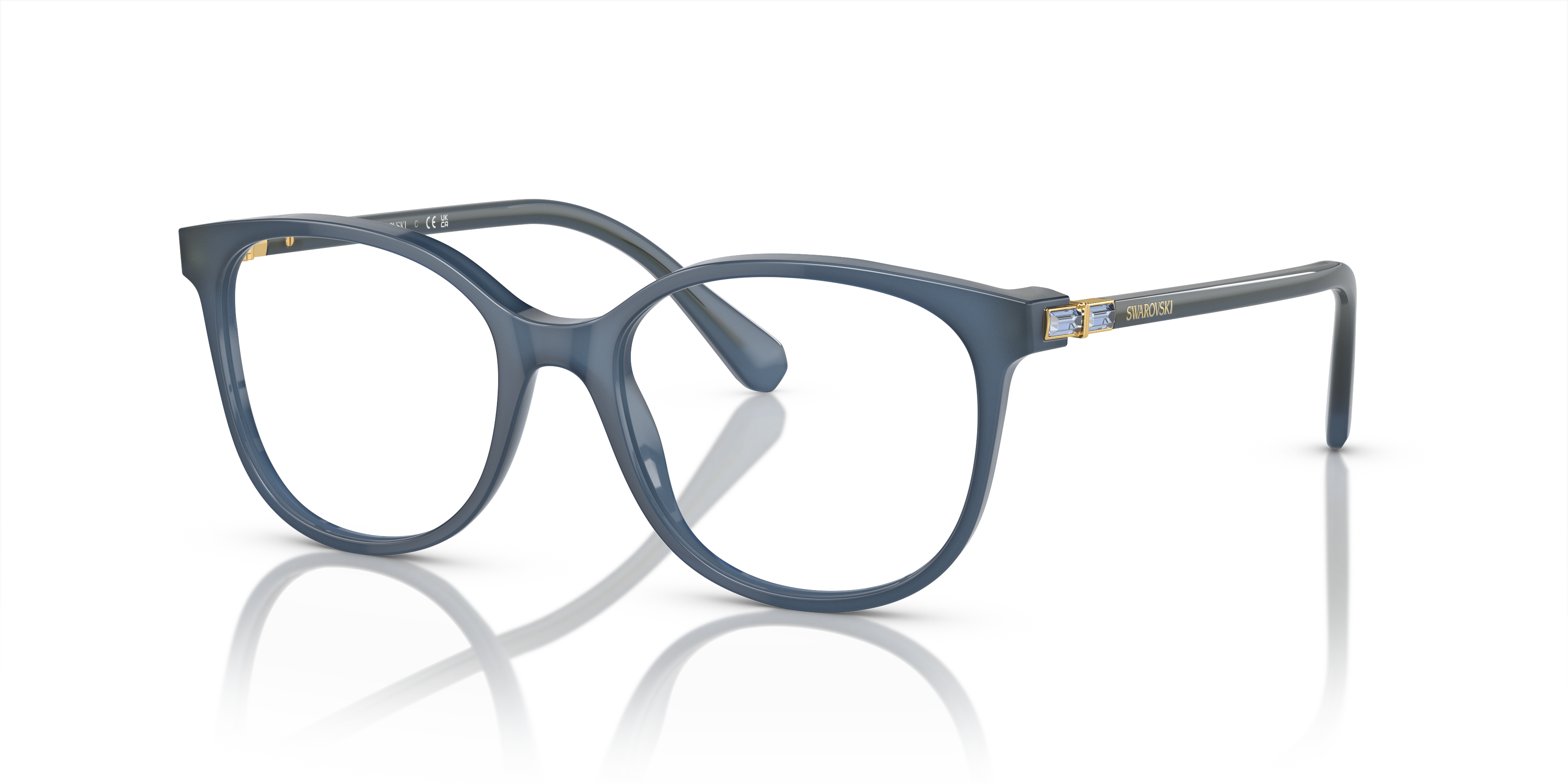Angle_Left01 Swarovski SK 2002 (1001) Glasses Transparent / Black
