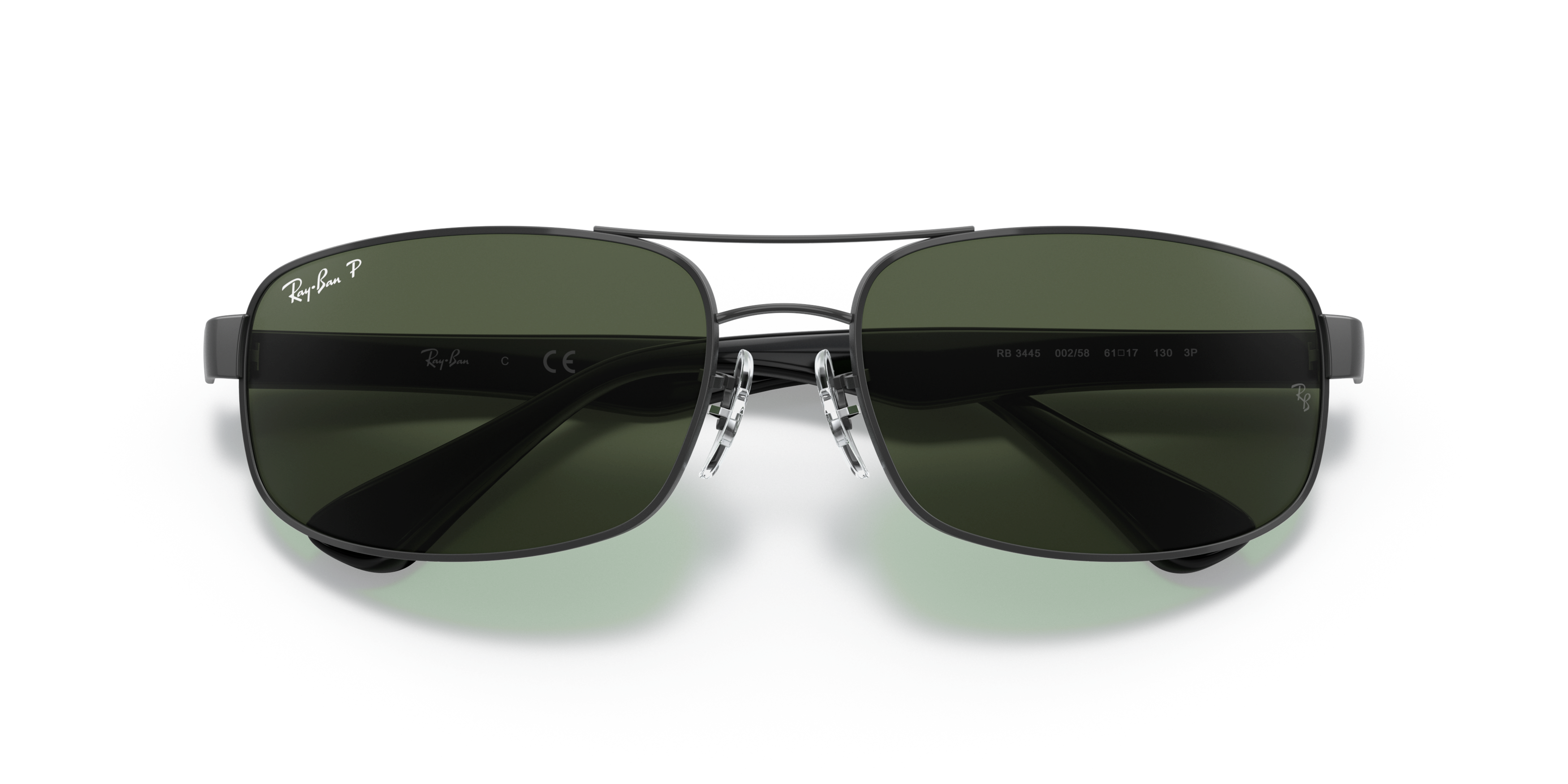 Folded Ray-Ban 0RB3445 002/58 Verde / Negro