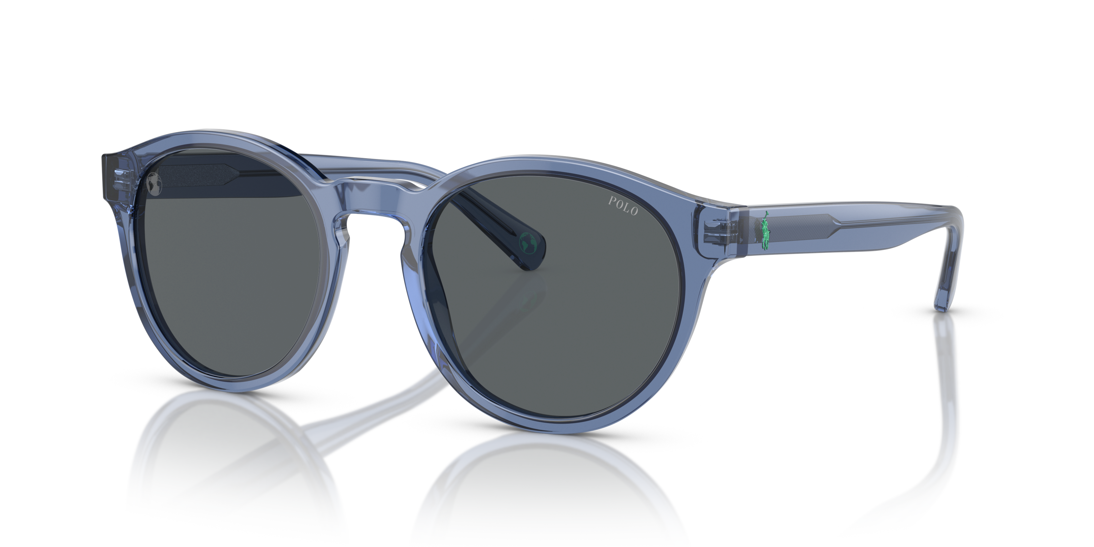 Angle_Left01 Polo Ralph Lauren PH 4192 Sunglasses Grey / Transparent, Blue